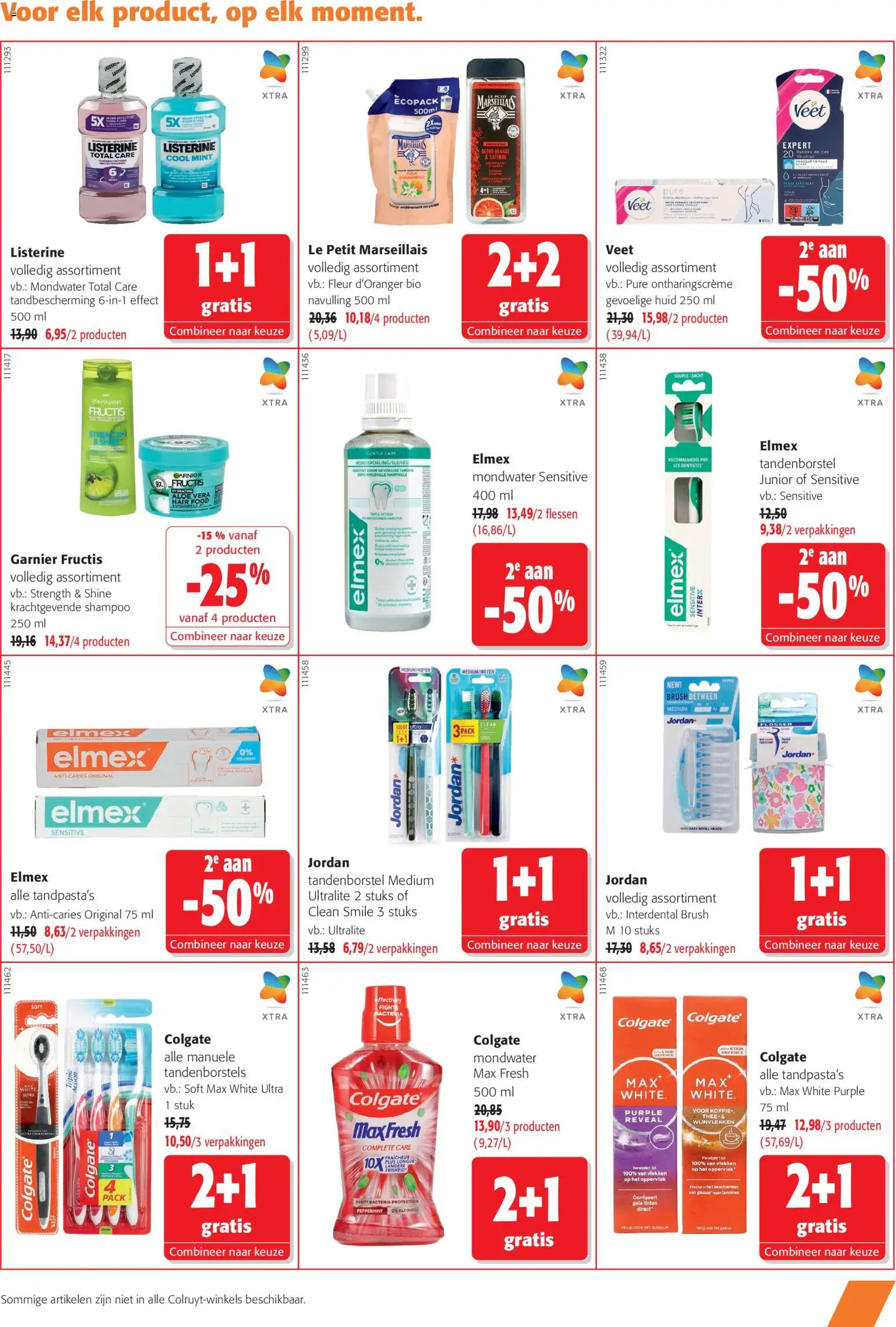 {H1} | Pagina: 15 | Producten: Shampoo, Ontharingscrème, Tandenborstel, Koffie