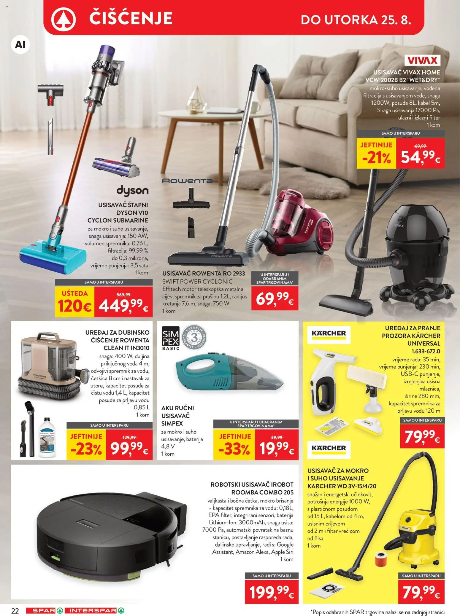 Spar katalog | vrijedi od 12.08.2026 | Stranica: 36 | Proizvodi: Voda, Posuđe, Kärcher, Kabel