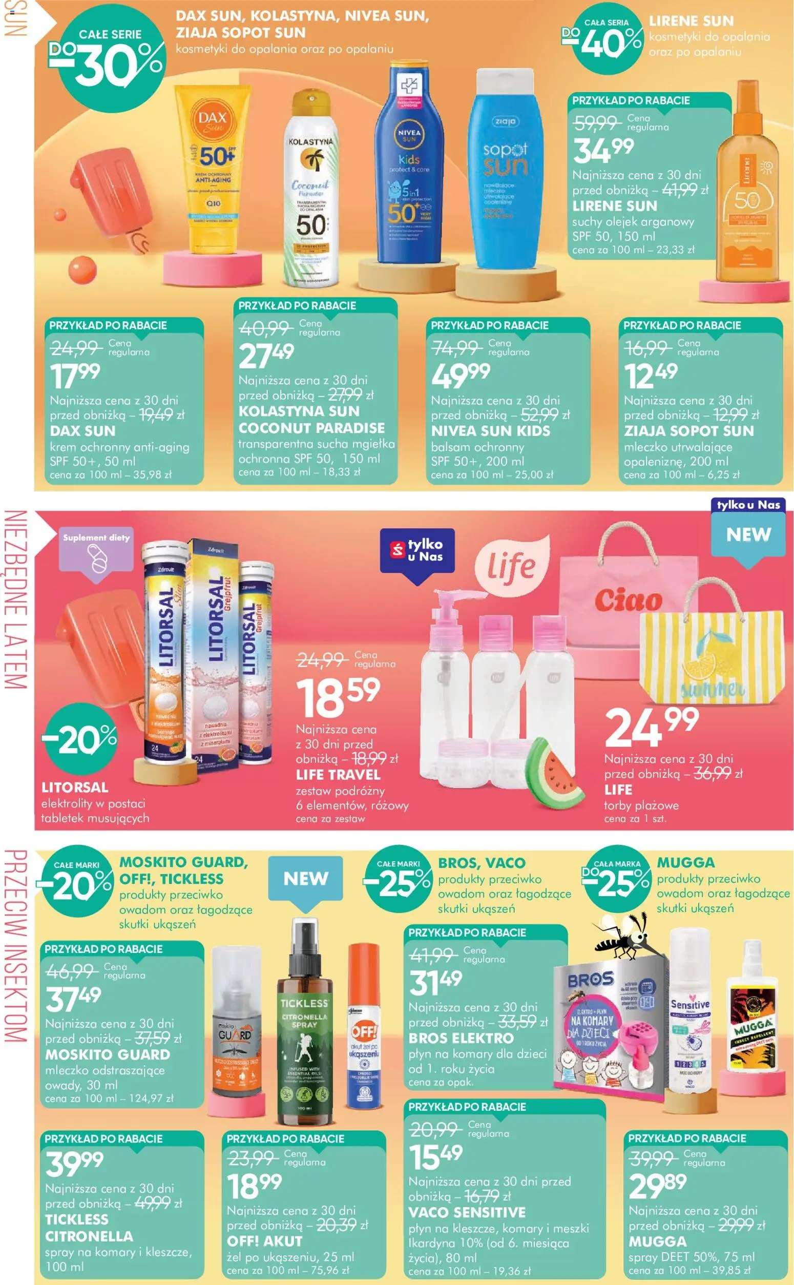 Super-pharm gazetka od 16.06.2026 | Strona: 8 | Produkty: Kosmetyki, Olejek arganowy, Krem, Grejpfrut
