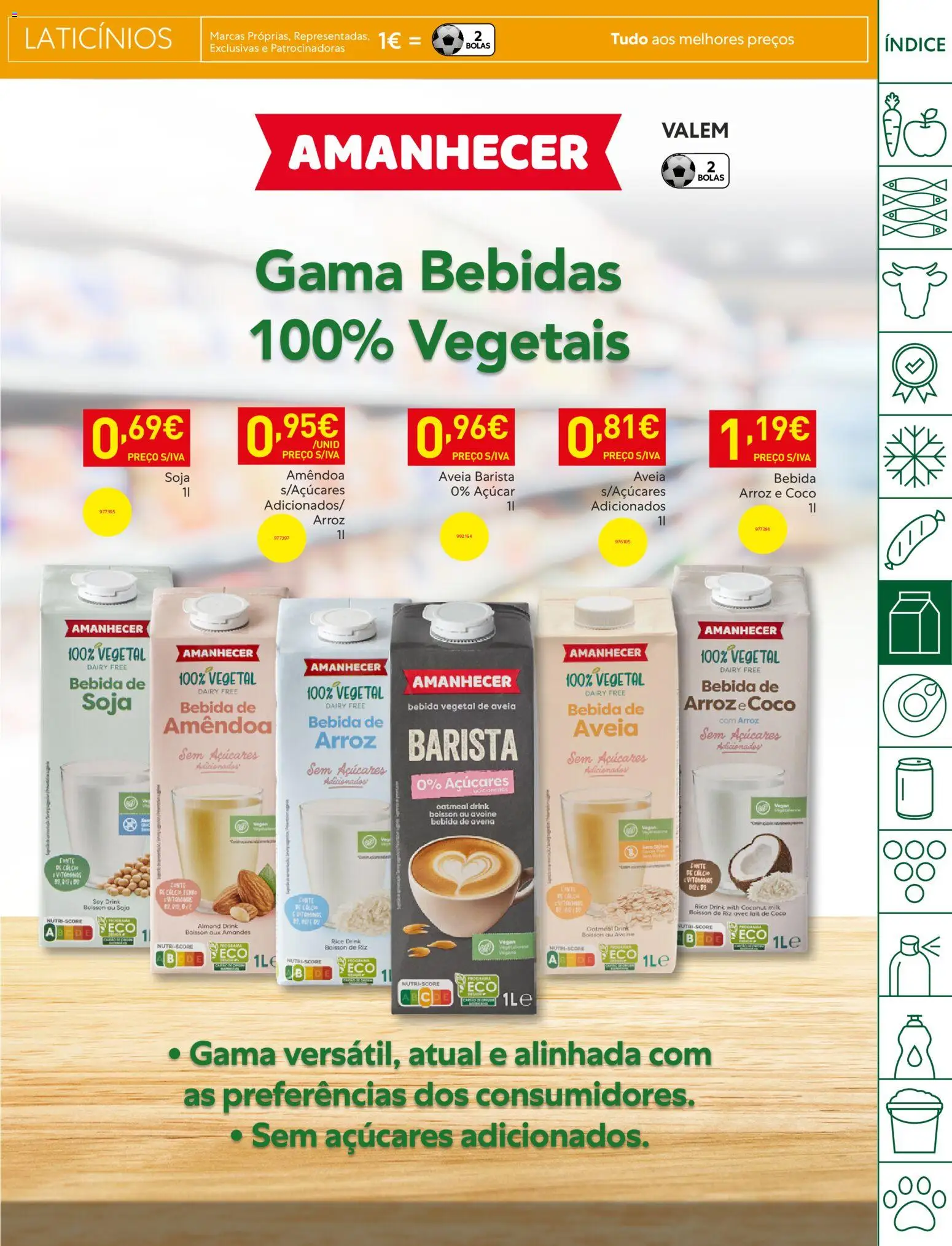 Recheio folheto │ válido de 05.05.2026 | Página: 17 | Produtos: Soja, Cálcio, Açúcar, Bebida