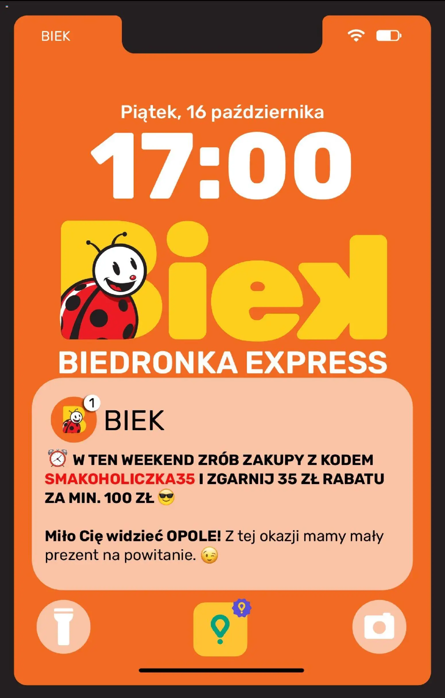 Biedronka Polsko leták - BIEK od 16.10.2026 | Strana: 1