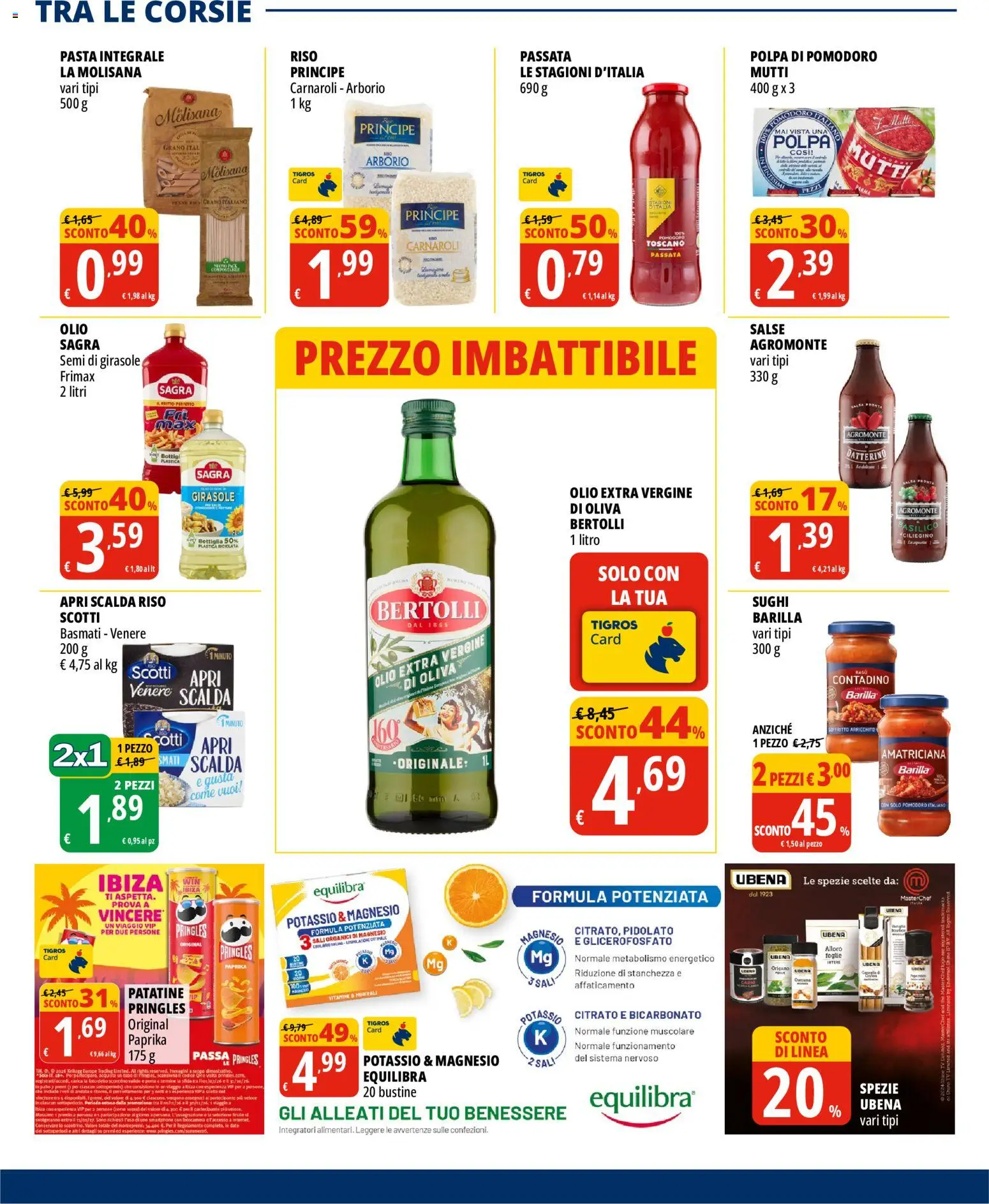 Volantino Tigros del 19/08/2026 | Pagina: 13 | Prodotti: Porta, Patatine, Bicarbonato, Bottiglia