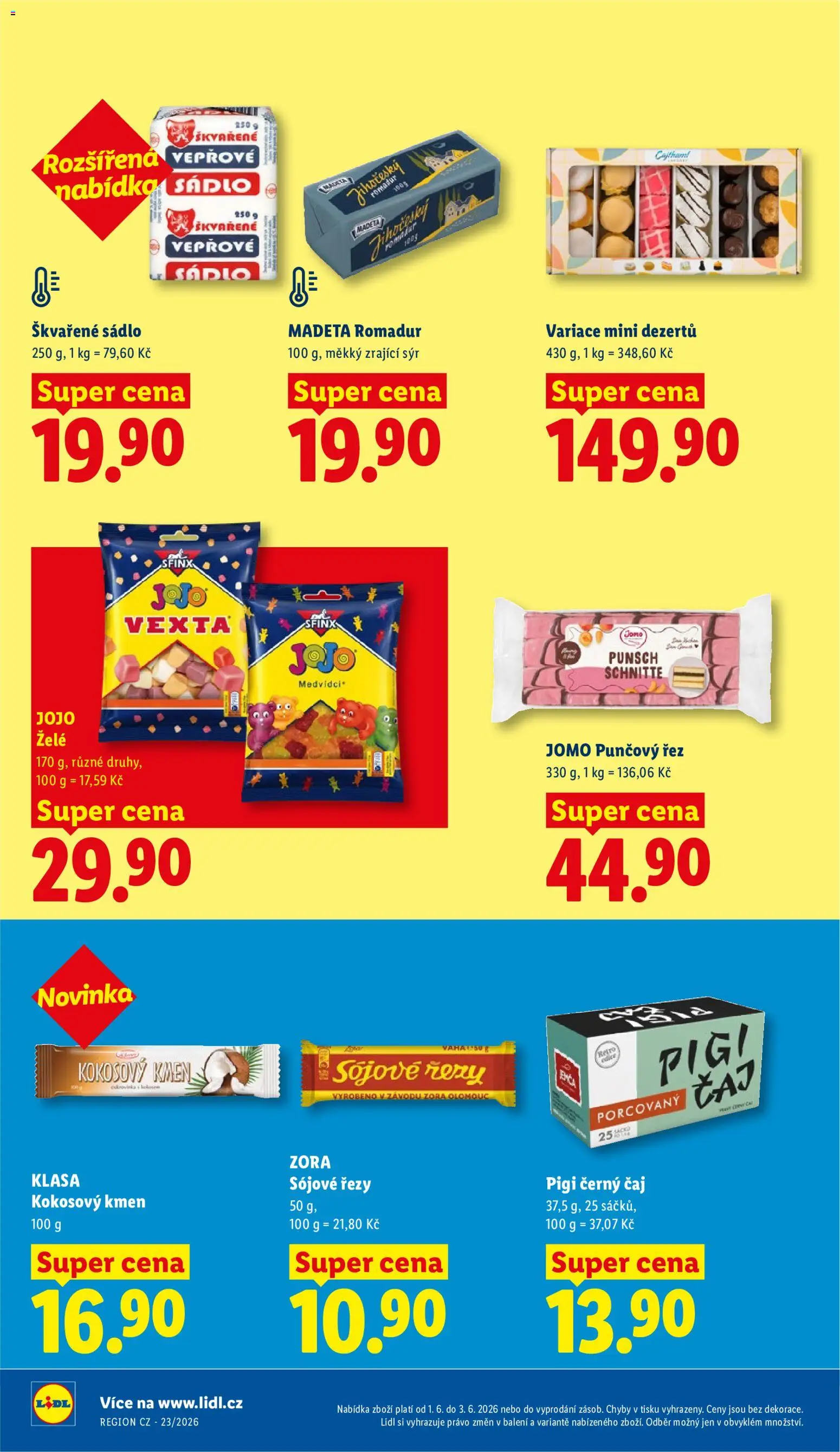 Lidl leták od 01.06.2026 | Strana: 18 | Produkty: Jojo, Sýr, Zrající sýr, Romadur