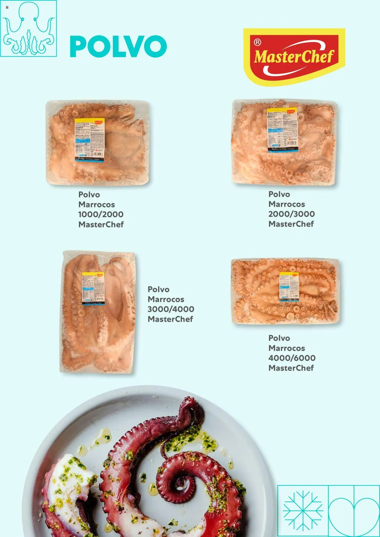 Recheio - Congelados do Mar e da Terra │ válido de 14/07/2025 | Página: 20 | Produtos: Polvo