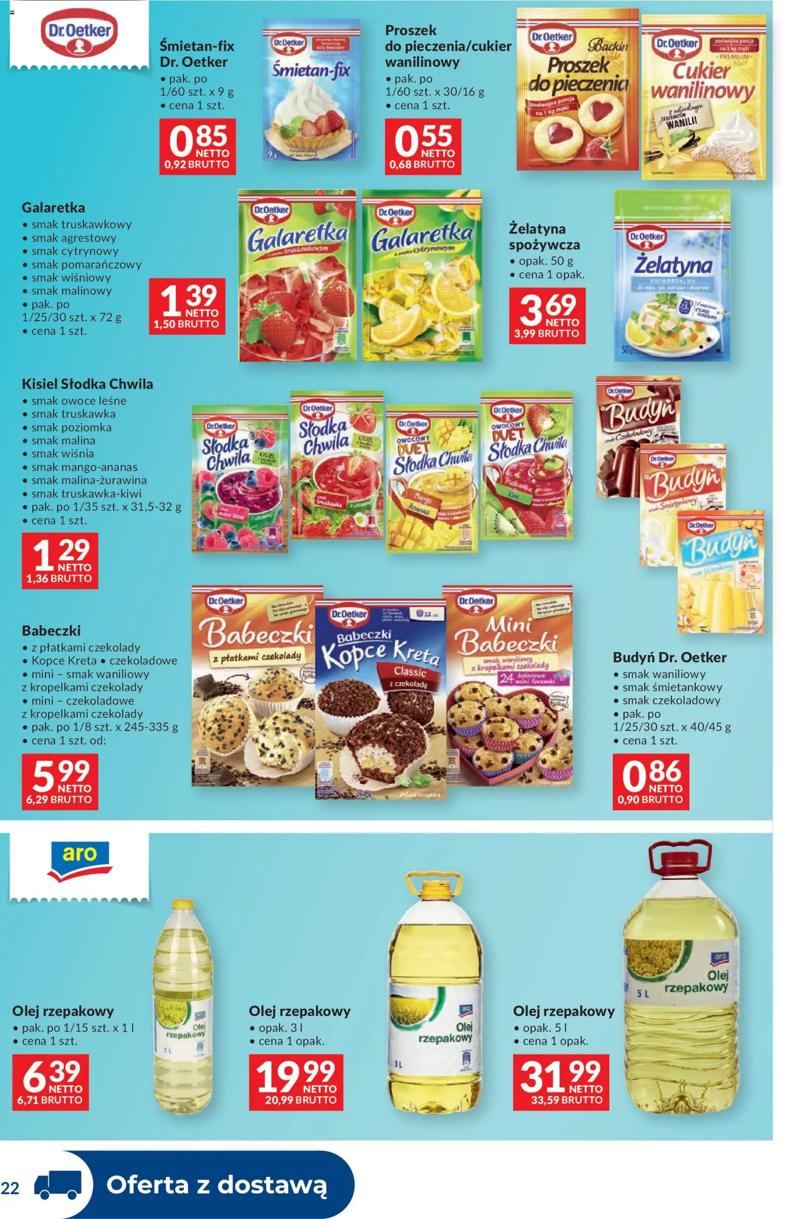 Makro gazetka - Dystrybucja do sklepów od 27.10.2026 | Strona: 22 | Produkty: Mango, Żelatyna, Owoce leśne, Owoce
