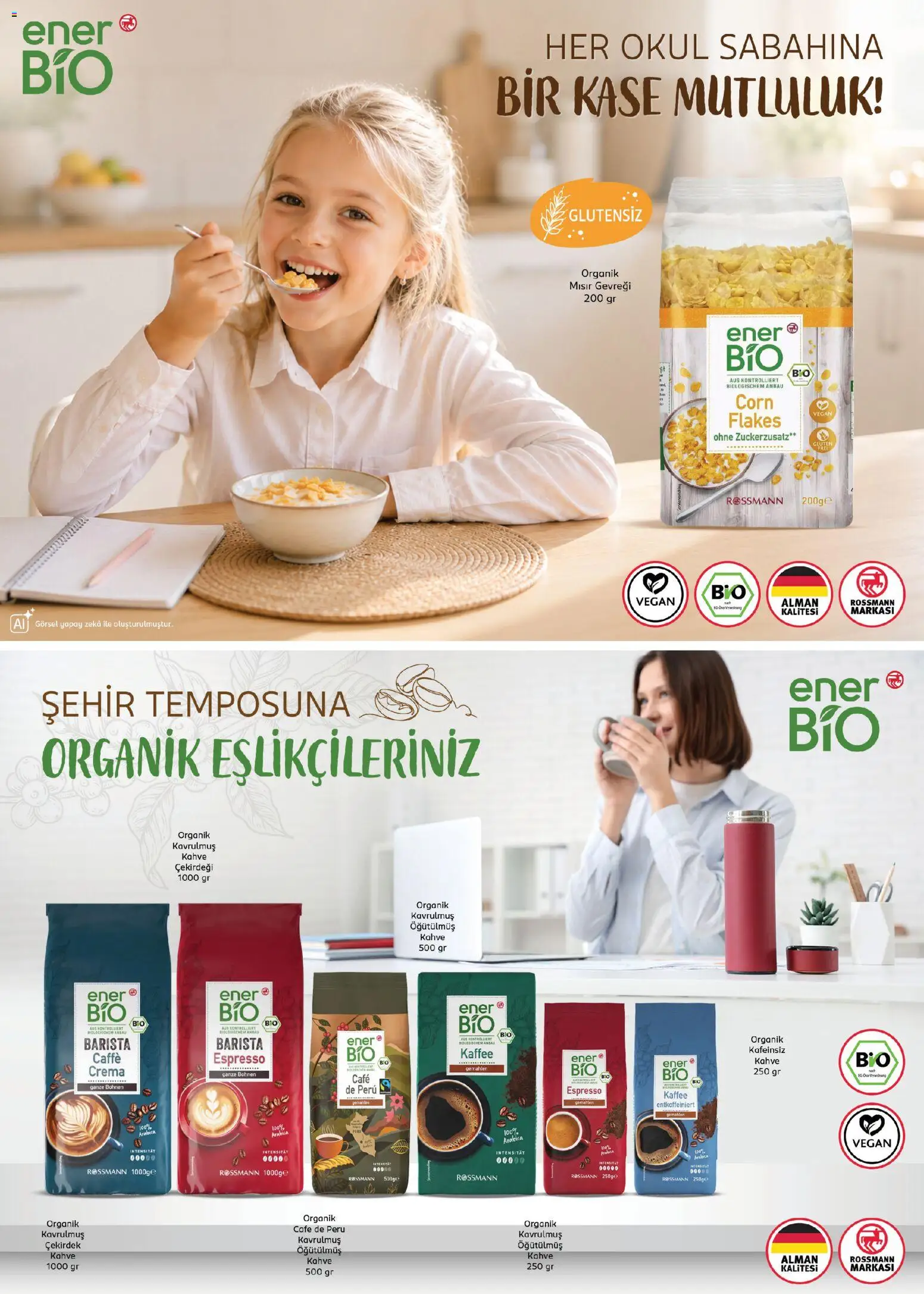 Rossmann - Eylül Ev & Yaşam Kataloğu - 28 Ağustos 2026 tarihinden itibaren geçerlidir | Sayfa: 15 | Ürünler: Kaşe, Kahve, Mısır gevreği, Mısır