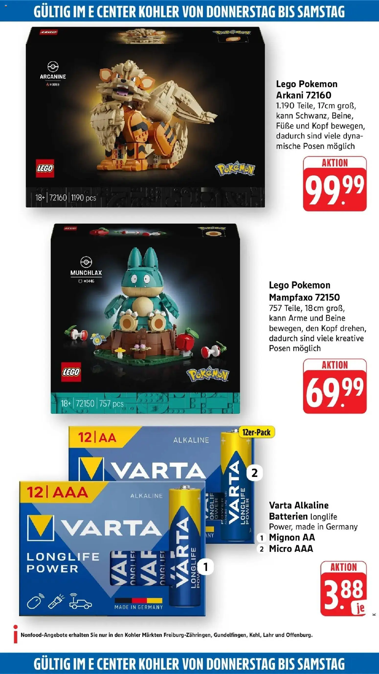 Edeka Prospekt Offenburg (ab 24.08.2026) » Angebote Online | Seite: 56 | Produkte: Batterien
