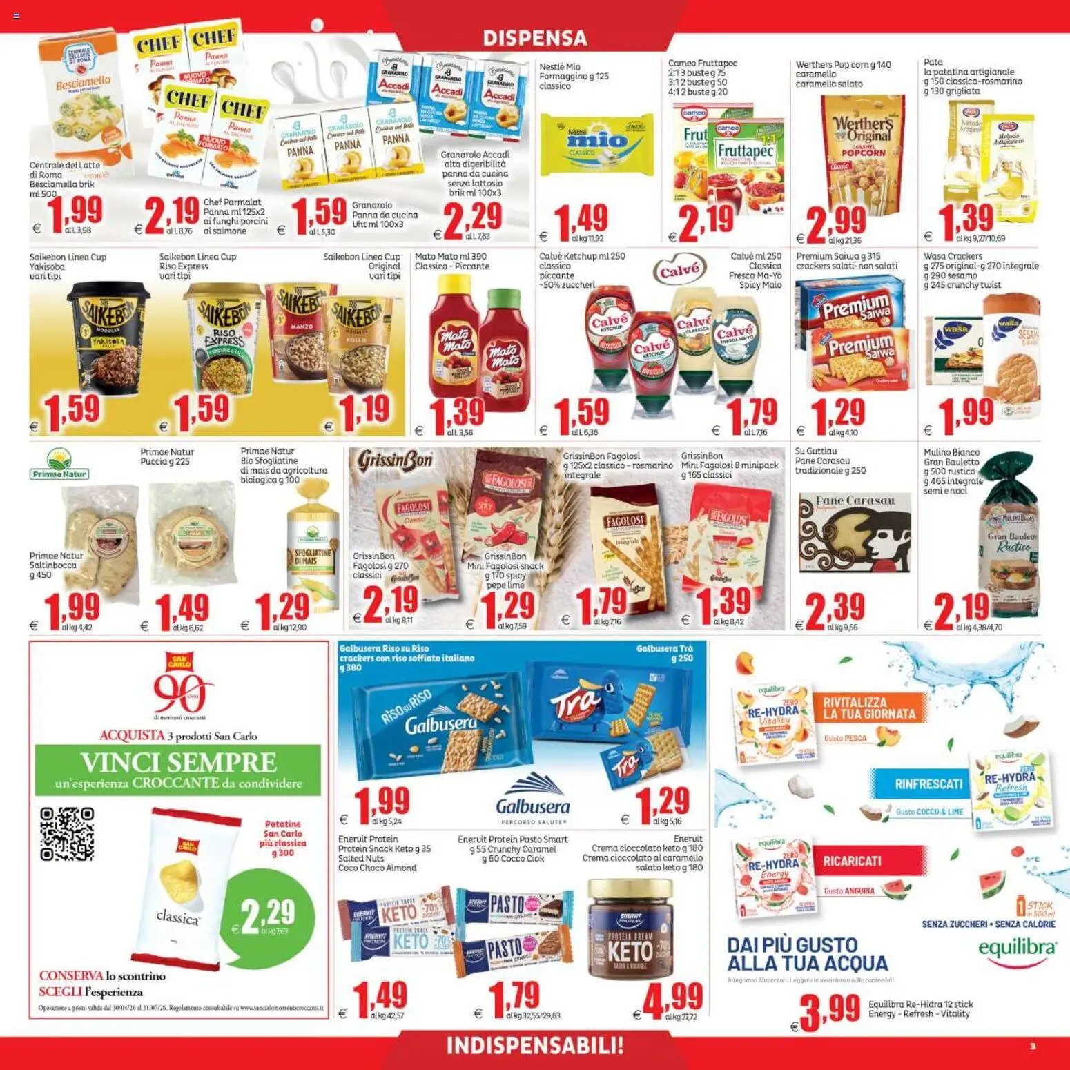 Volantino Elite Supermercati del 22.05.2026 | Pagina: 3 | Prodotti: Salmone, Pepe, Crackers, Anguria