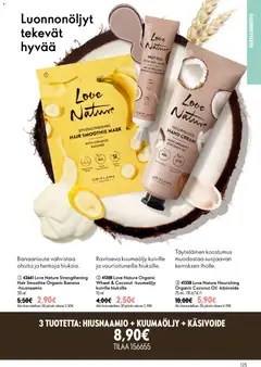 Oriflame-mainoslehti voimassa 15/07/2026 alkaen | Sivu: 125 | Tuotteet: Hiusnaamio, Käsivoide