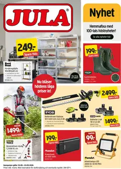 Jula erbjudanden - Förhandsvisning av reklamblad från butik Jula aktuell från 10/09/2026