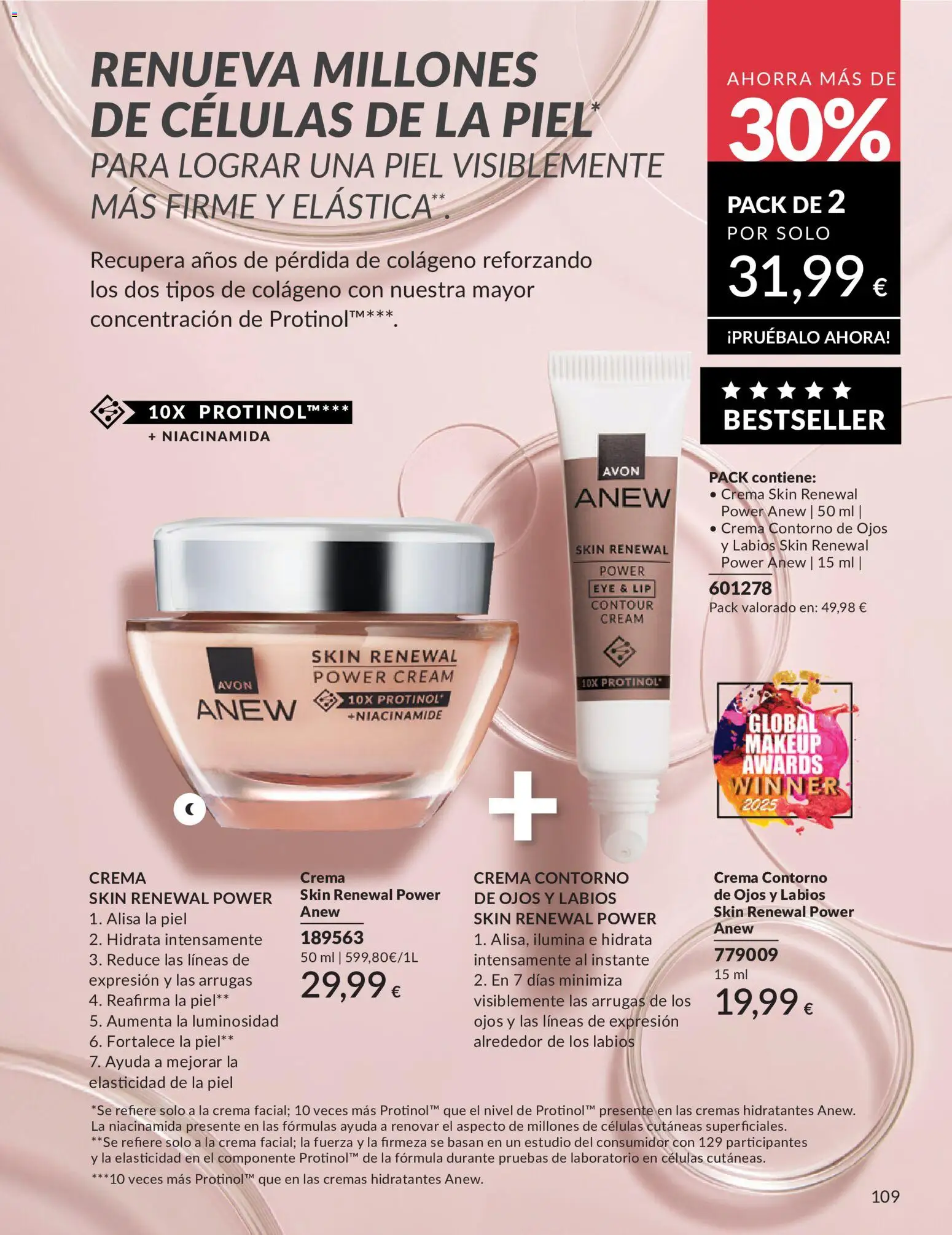 Catálogo AVON campaña 6 │ válido desde el 01.06.2026 | Página: 109 | Productos: Crema, Crema contorno de ojos