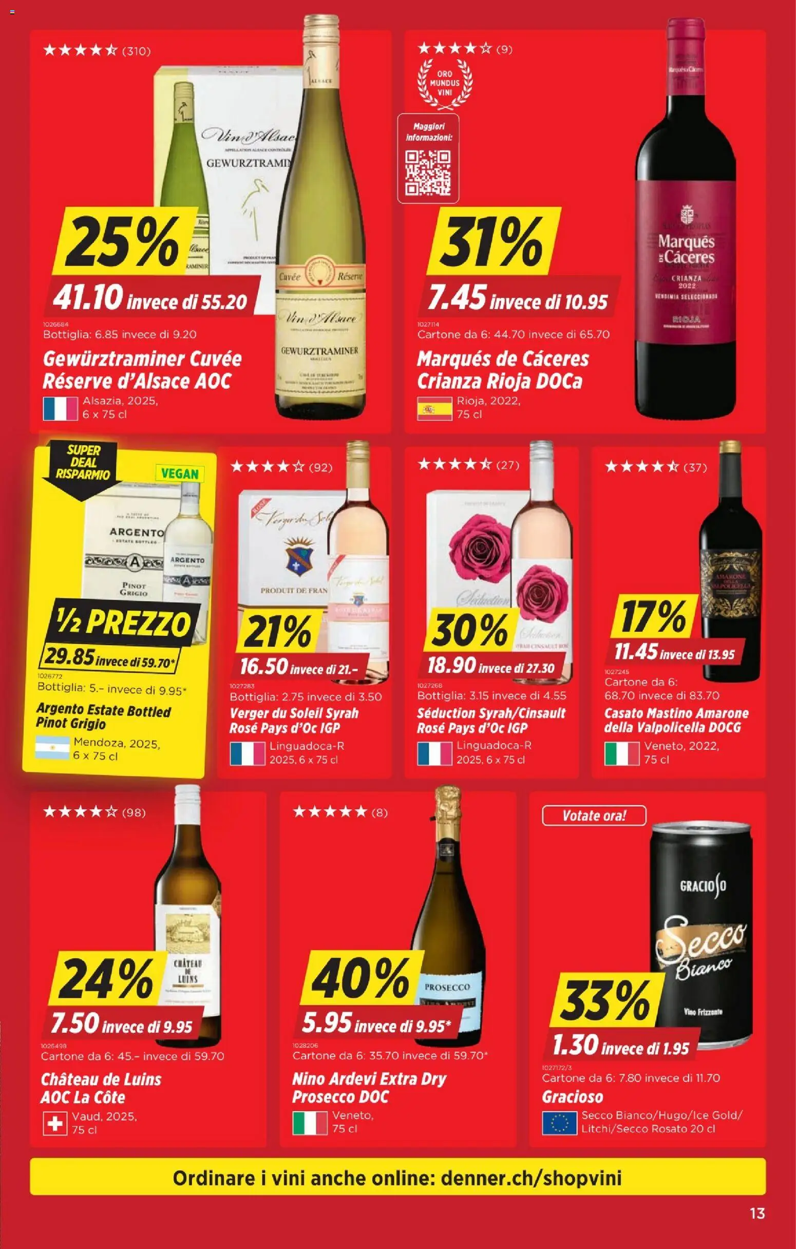 Denner aktionen IT – gültig ab 20.08.2026 | Seite: 13 | Produkte: Prosecco