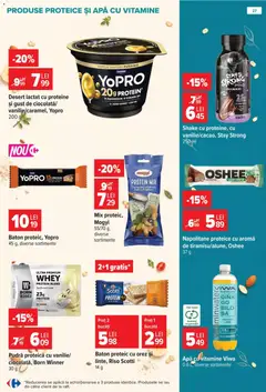 Ofertele Carrefour valabile de la 14.10.2026 | Pagină: 27 | Produse: Zero, Proteine, Napolitane, Apă cu vitamine