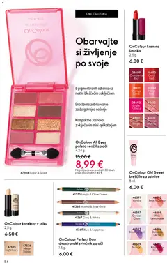 Oriflame katalog akcije – veljaven od 22.04.2026 | Stran: 54 | Izdelki: Korektor, Svincnik za oci, Svinčnik, Mango