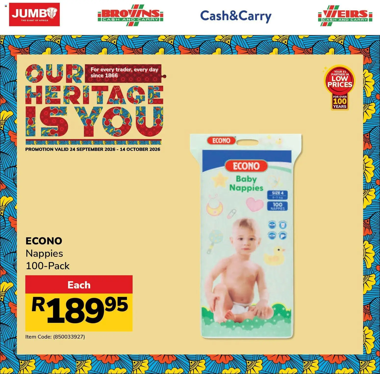 New Jumbo catalogue – valid from 24/09/2026 | Page: 3 | Products: Nappies