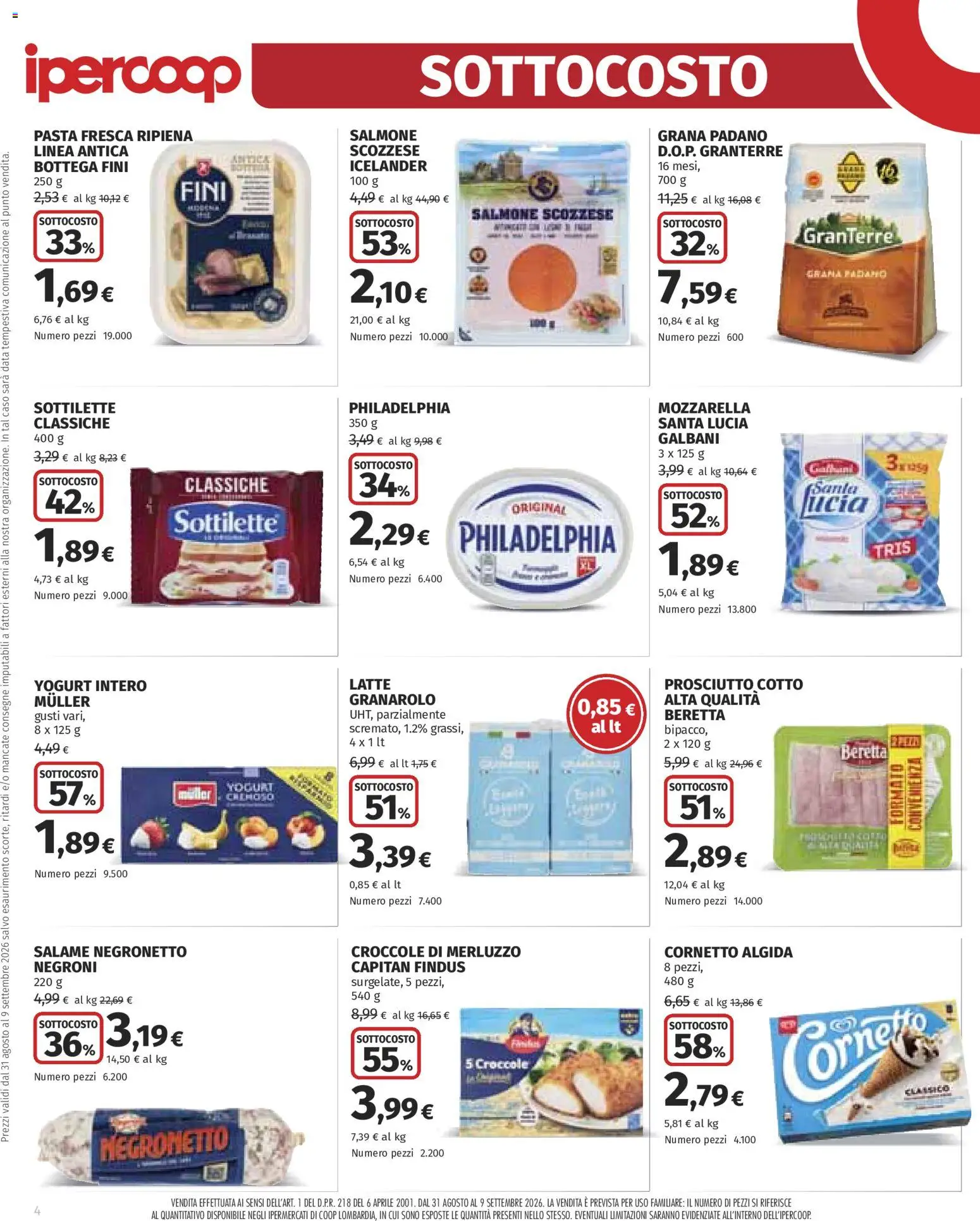 Volantino Ipercoop del 31/08/2026 | Pagina: 4