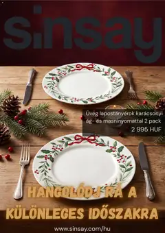 Sinsay akciós újság - amely érvényes a következő dátumtól: 2026.10.20.