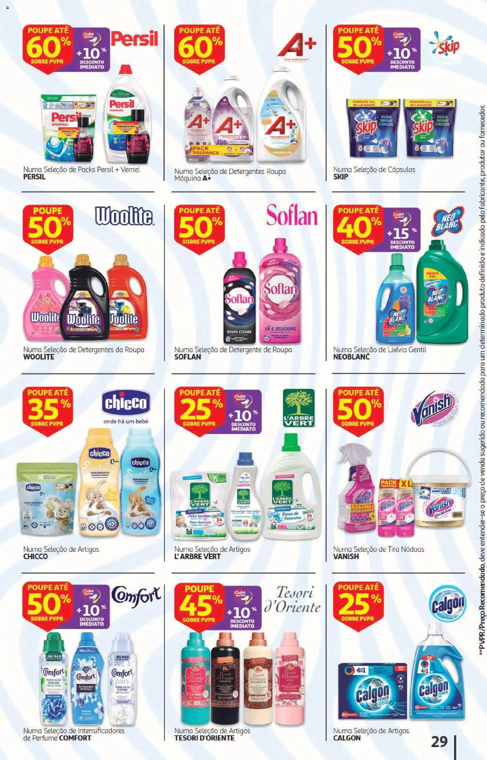 Auchan - Folheto Escolar  Têxtil Criança │ válido de 04/09/2026 | Página: 29 | Produtos: Perfume, Detergente, Cápsulas, Persil
