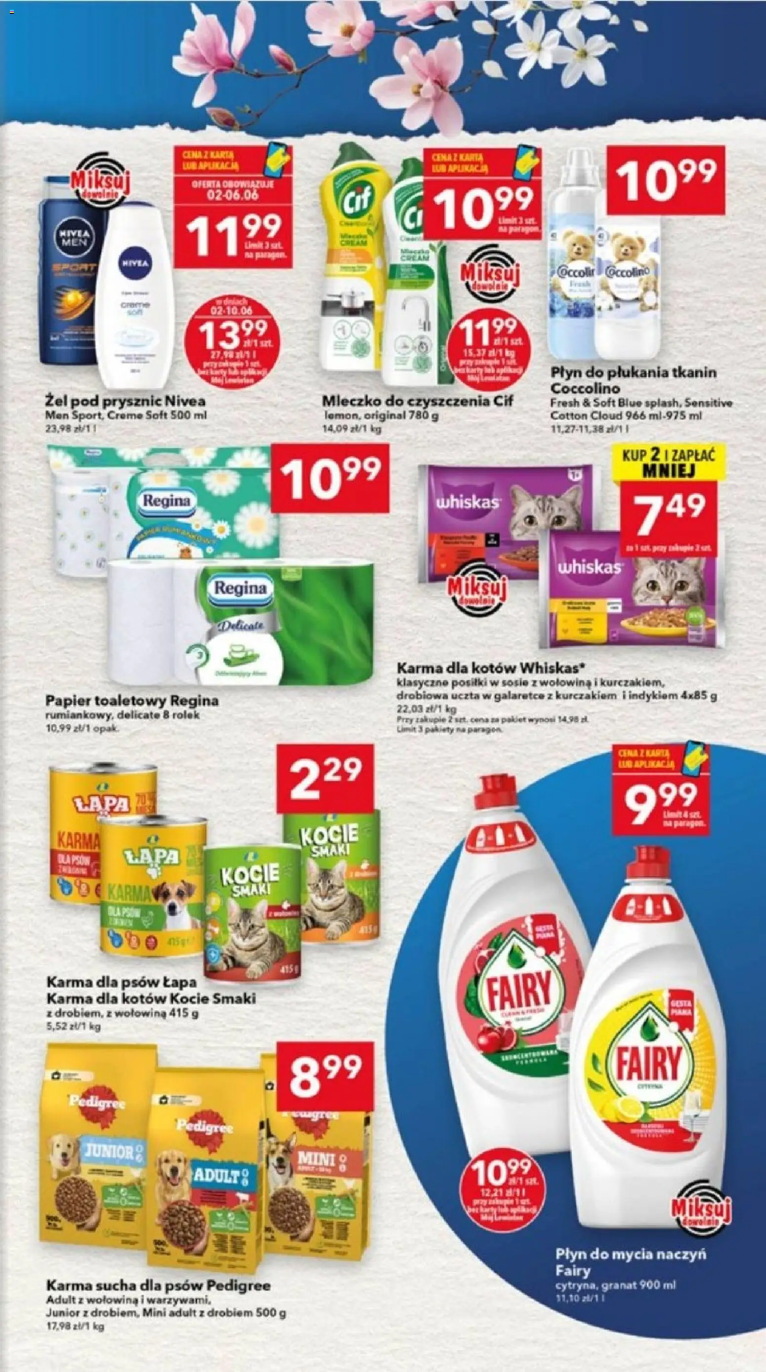 Lewiatan gazetka - Ostrów Wielkopolski od 02.06.2026 | Strona: 14 | Produkty: Papier toaletowy, Pedigree, Płyn do płukania tkanin, Karma dla psów