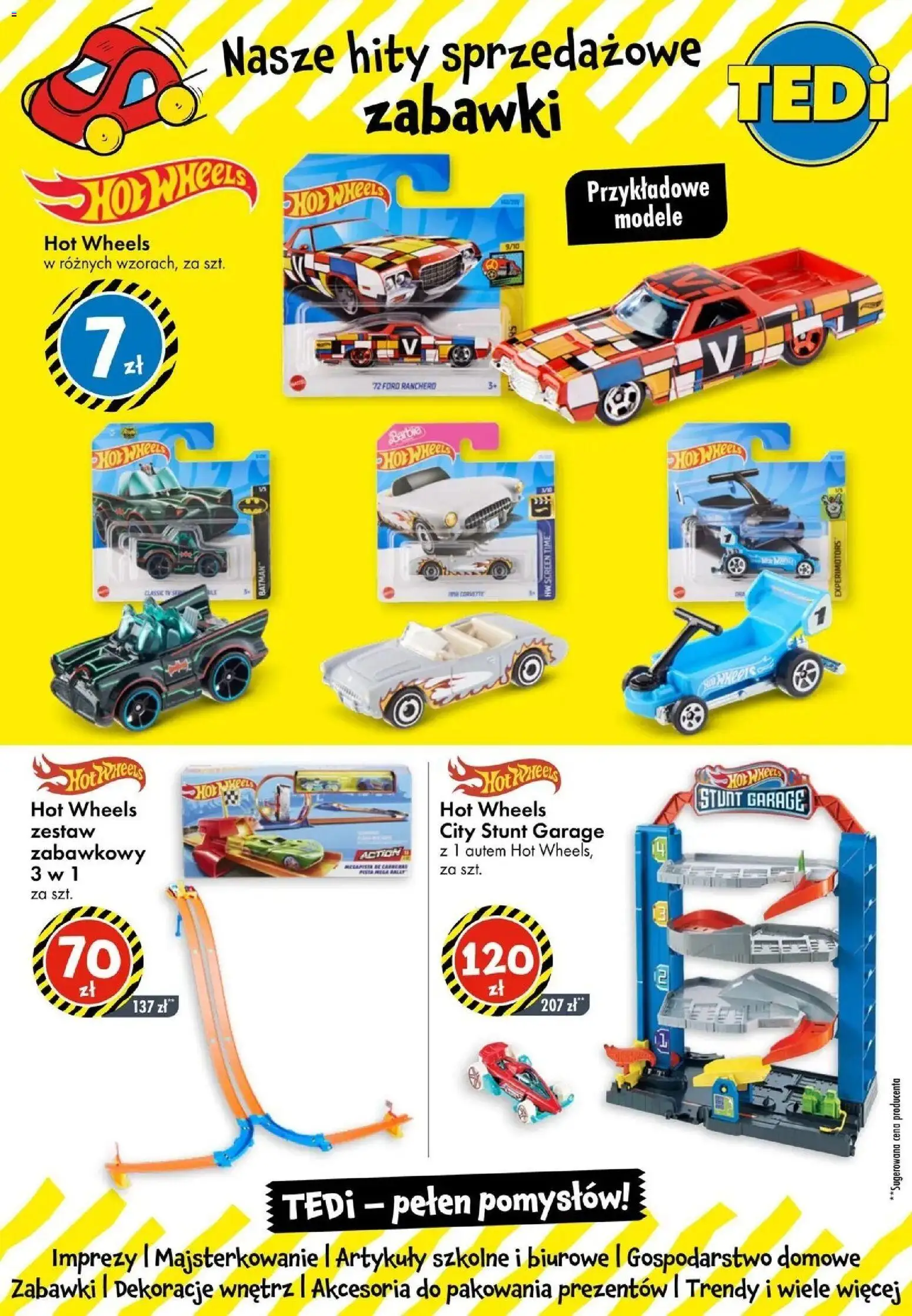 TEDi gazetka - Świdnica od (11.09.2026 - 18.09.2026) | Strona: 2 | Produkty: Zabawki, Hot wheels, Dekoracje, Artykuły szkolne