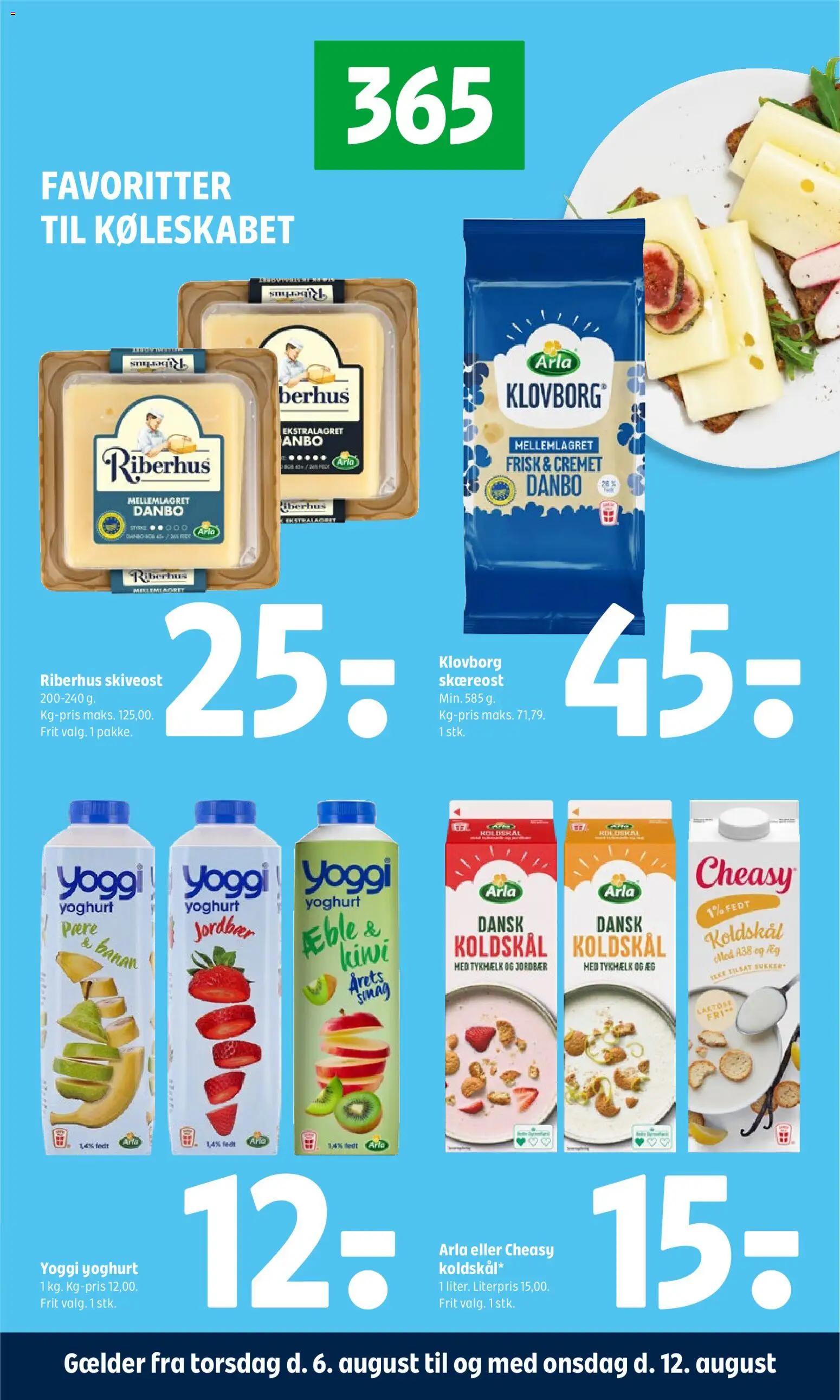 Coop 365 tilbudsavis – gyldig fra 06/08/2026 | Side: 30 | Produkter: Yoghurt, Jordbær, Koldskål, Skiveost