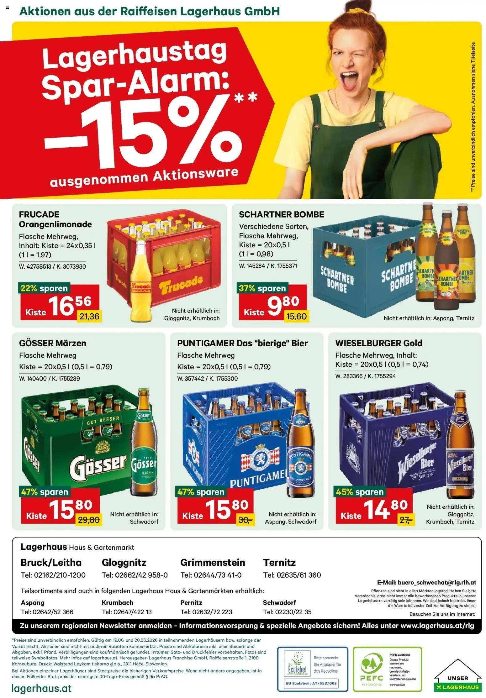 Lagerhaus - Wochen Angebote gültig ab 18.06.2026 | Seite: 4 | Produkte: Zitrone, Bier