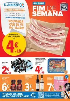Pré-visualização E.Leclerc Catálogo Fim de Semana válido de 18/09/2026