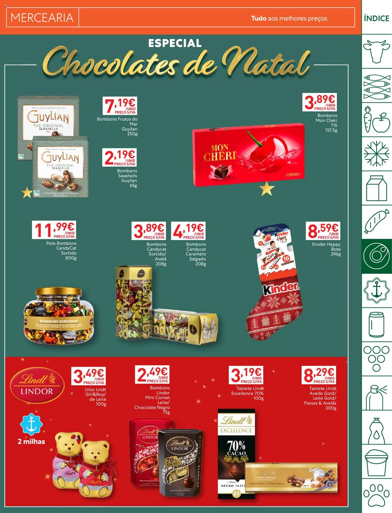 Recheio folheto Madeira │ válido de 27/10/2026 | Página: 23 | Produtos: Passas, Lindt, Mercearia, Creme