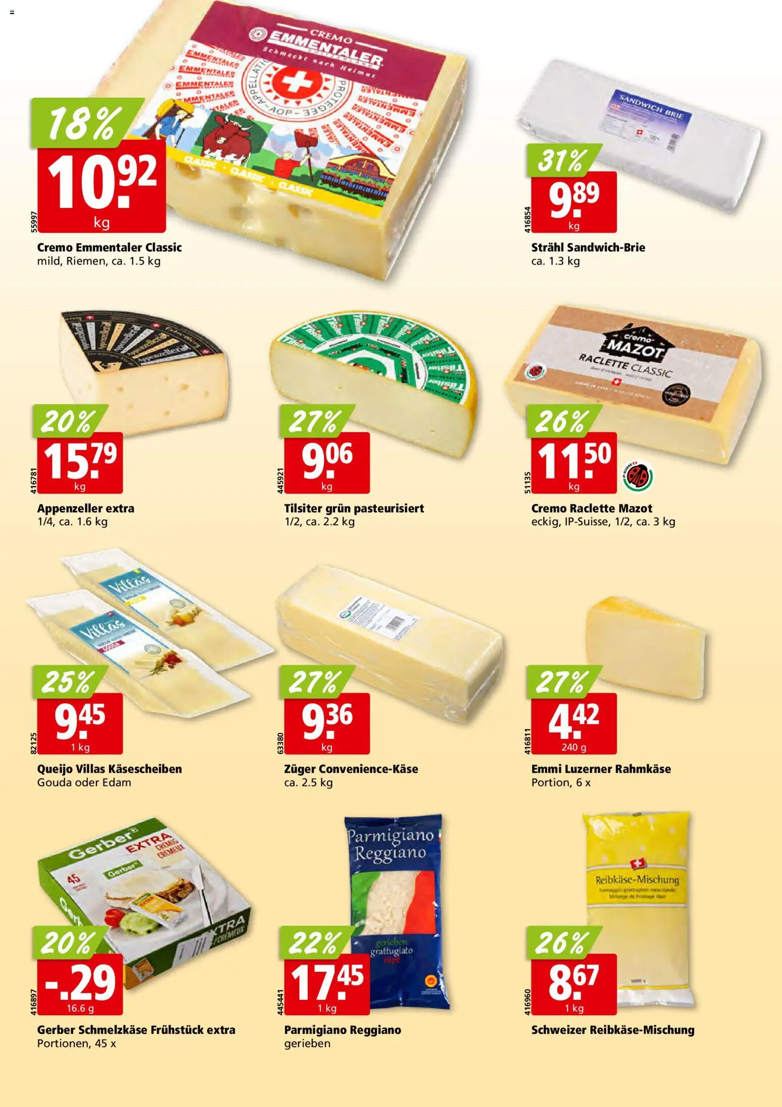 Aligro aktionen Schlieren, Gossau SG, Frauenfeld, Rapperswil-Jona, Sargans, Bern – gültig ab 13.07.2026 | Seite: 16 | Produkte: Gouda, Raclette