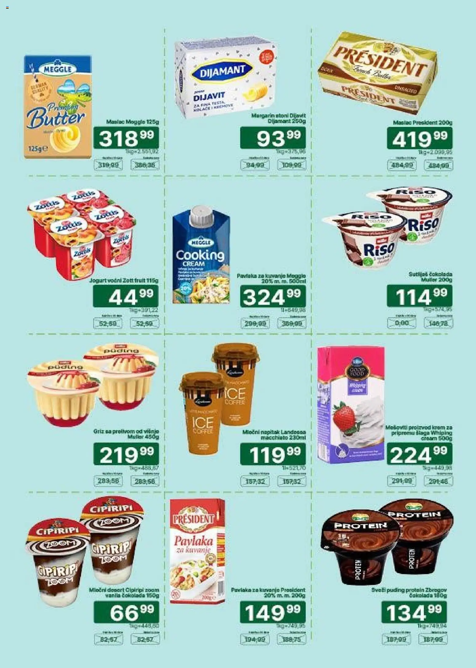Univerexport katalog - važi od 17.08.2026 | Strana: 8 | Proizvode: Desert, Protein, Griz, Čokolada