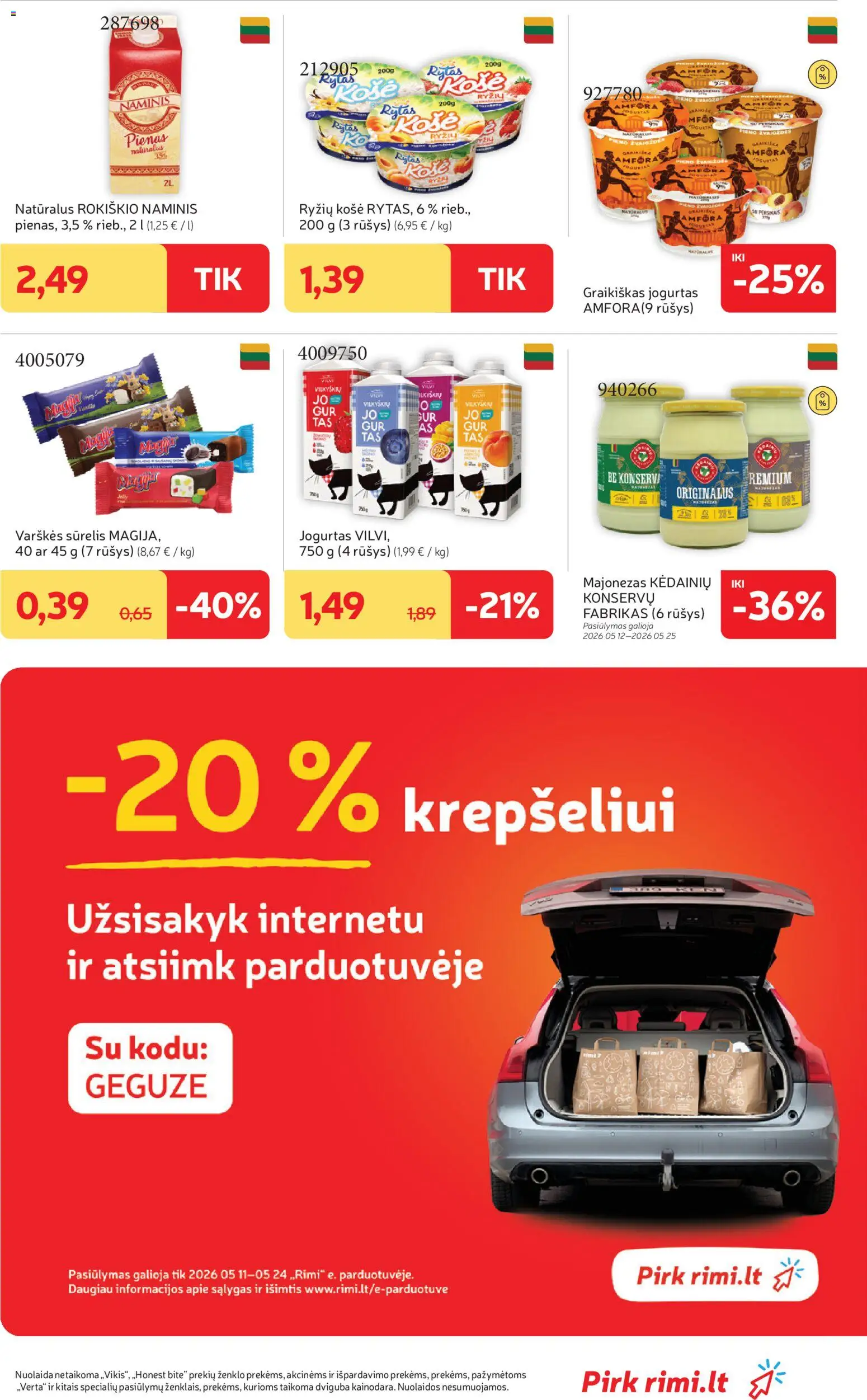 Rimi akcijos nuo 12.05.2026 | Puslapis: 23