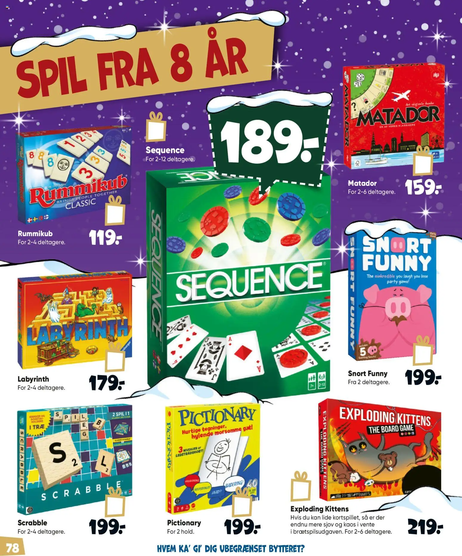 Bilka tilbudsavis – gyldig fra 09/10/2026 | Side: 78 | Produkter: Spil