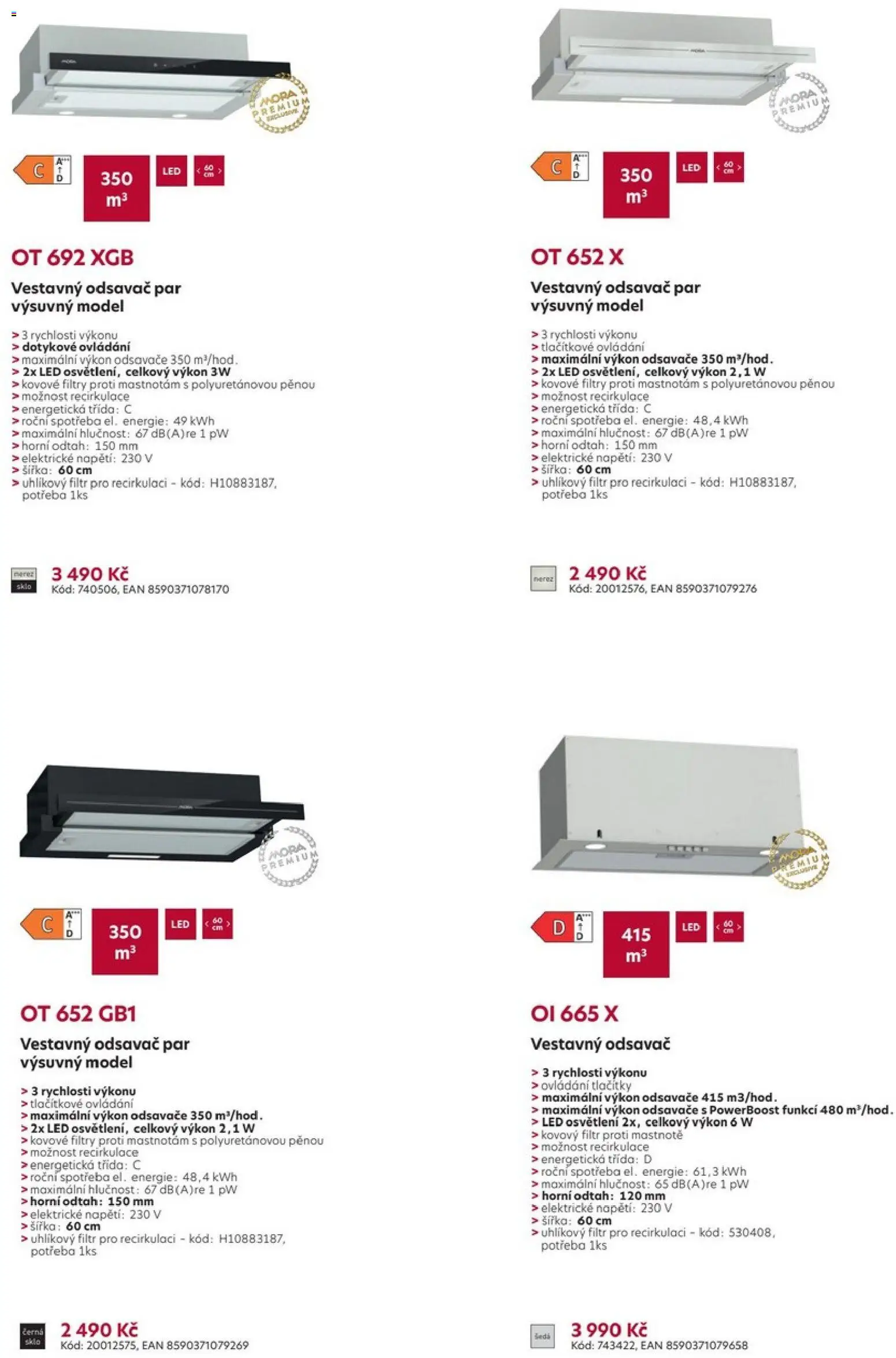 XXXLutz leták - Mora Premium od 01.05.2026 | Strana: 22 | Produkty: Odsavač par, LED