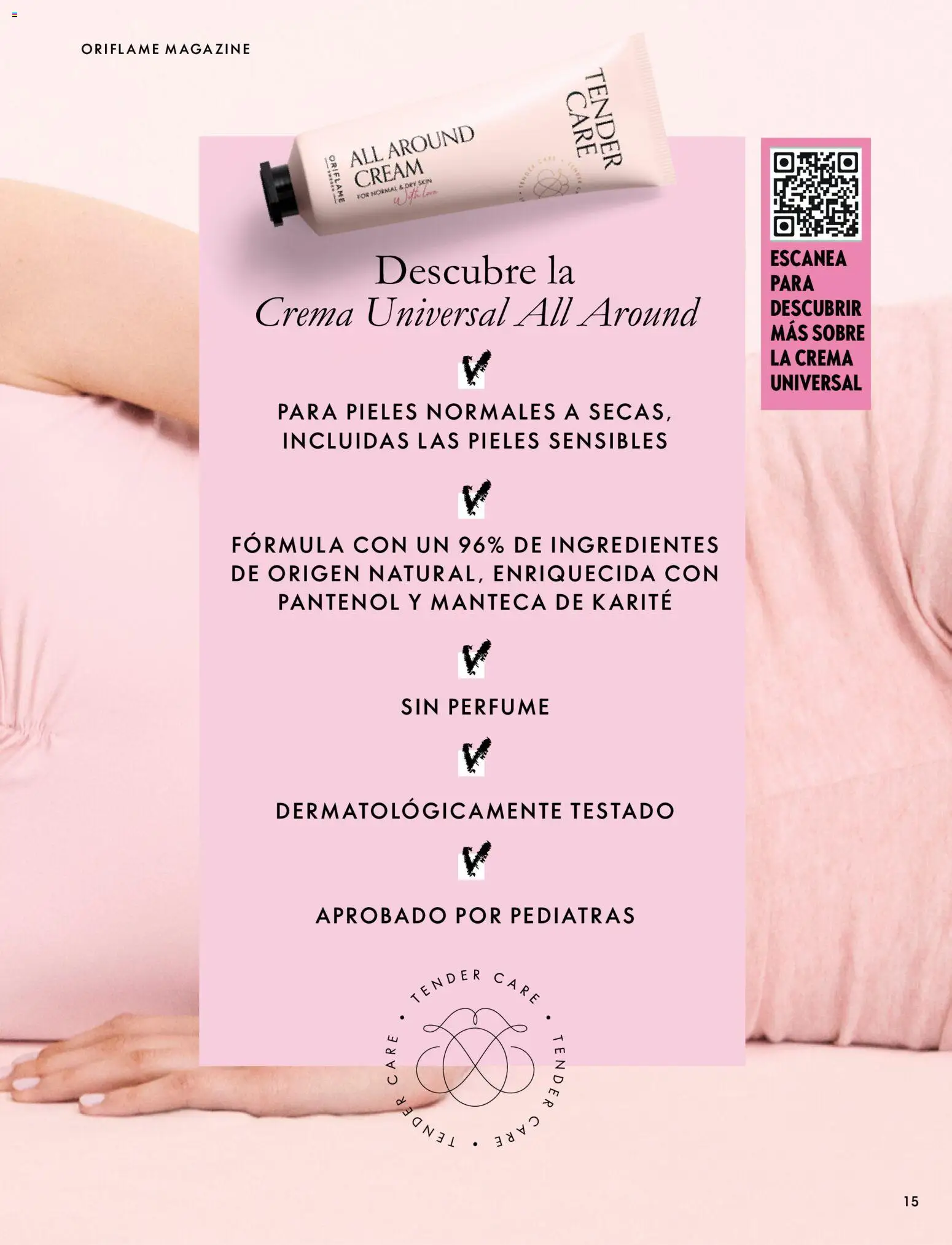 Oriflame - Catálogo Campaña 14 │ válido desde el 07/10/2026 | Página: 15 | Productos: Perfume, Ingredientes, Manteca, Crema