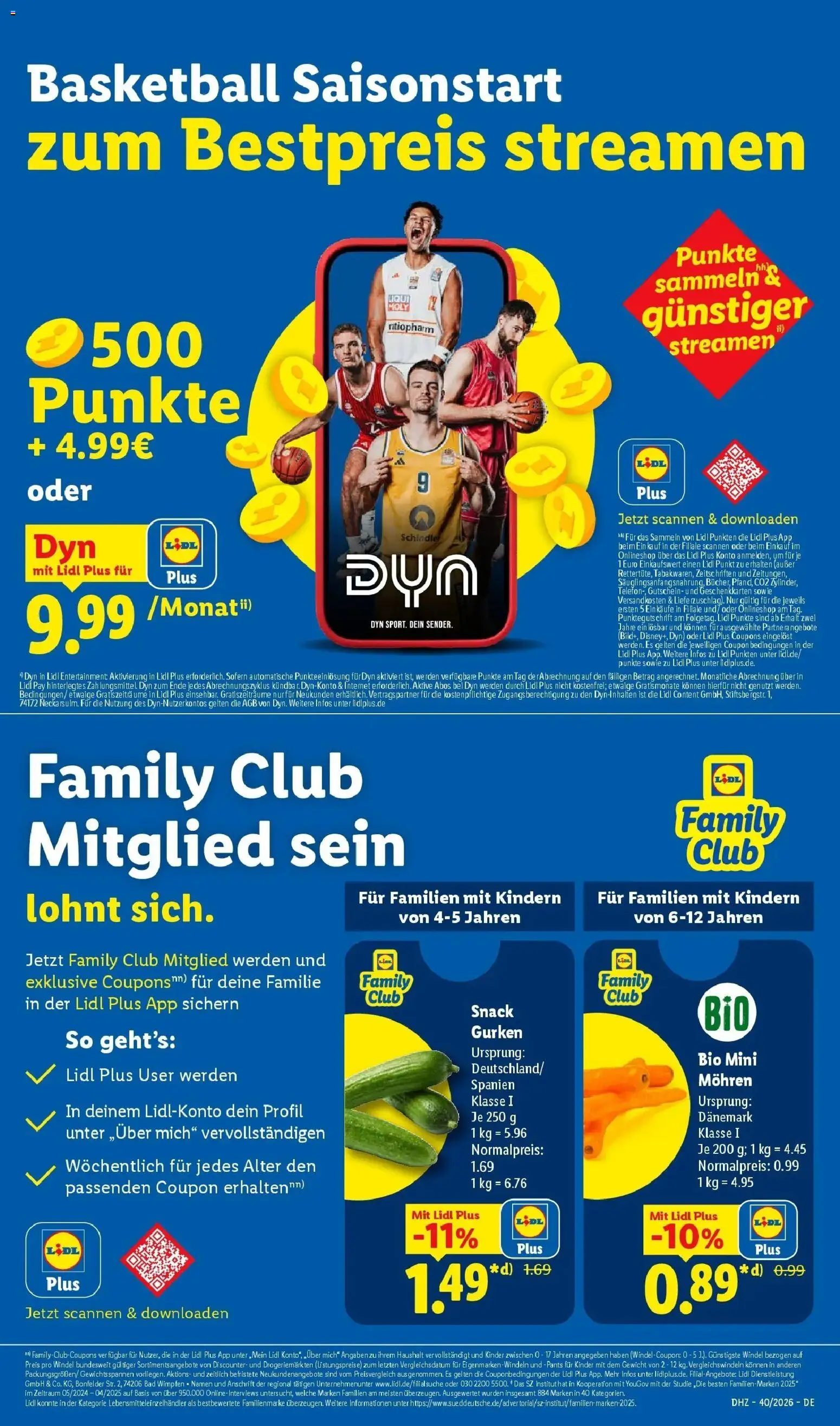 Lidl Prospekt Zülpich (ab 28.09.2026) zum Blättern » Angebote | Seite: 27 | Produkte: Gewicht, Bad, Basketball, Gurken