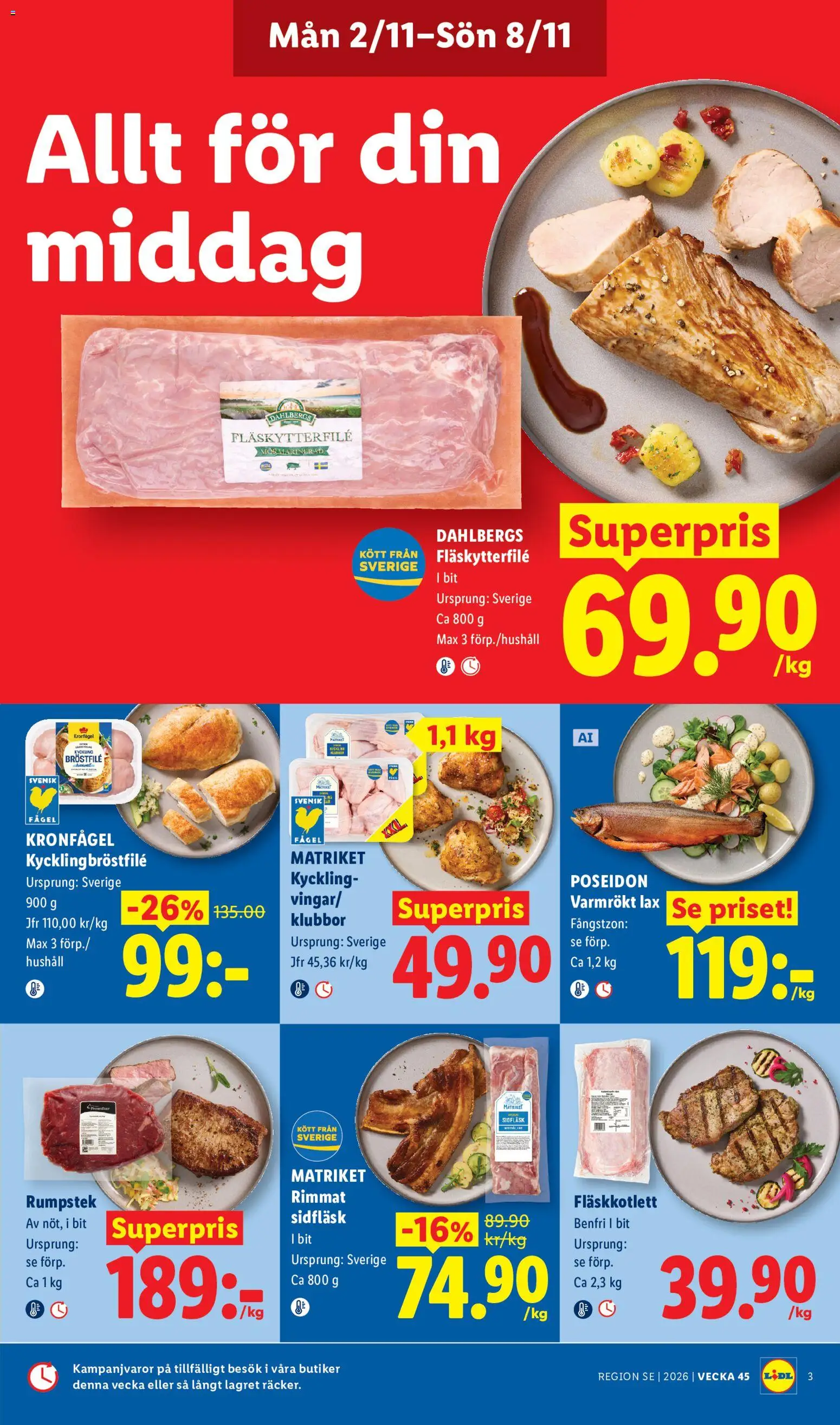 Lidl reklamblad aktuell från 02/11/2026 | Sida: 3