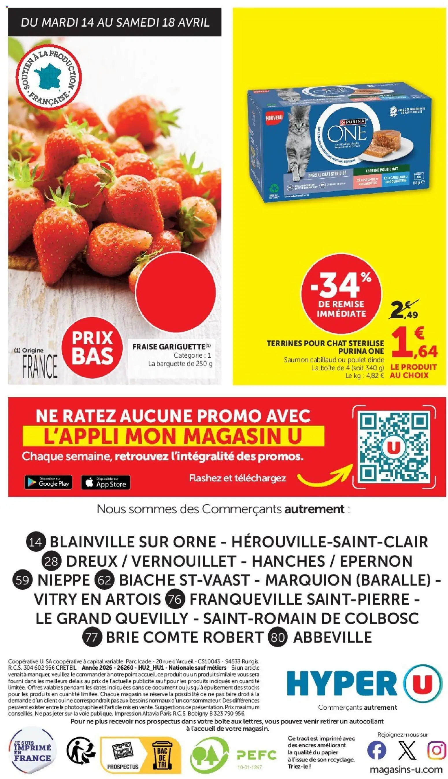{H1} | Page: 40 | Produits: Fraise, Store, Brie, Saumon