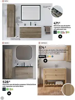 Pré-visualização Leroy Merlin Catálogo de Casa de Banho Madeira válido de 28/05/2026 | Página: 24 | Produtos: Lavatório, Casa de banho, Banho, Organizador