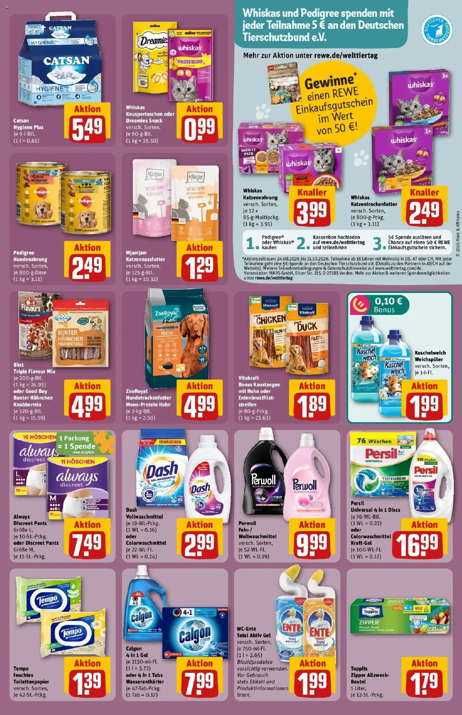 REWE Prospekt ab 28.09.2026 zum Blättern » Angebote | Seite: 37 | Produkte: Perwoll, Tempo, Persil, Toilettenpapier