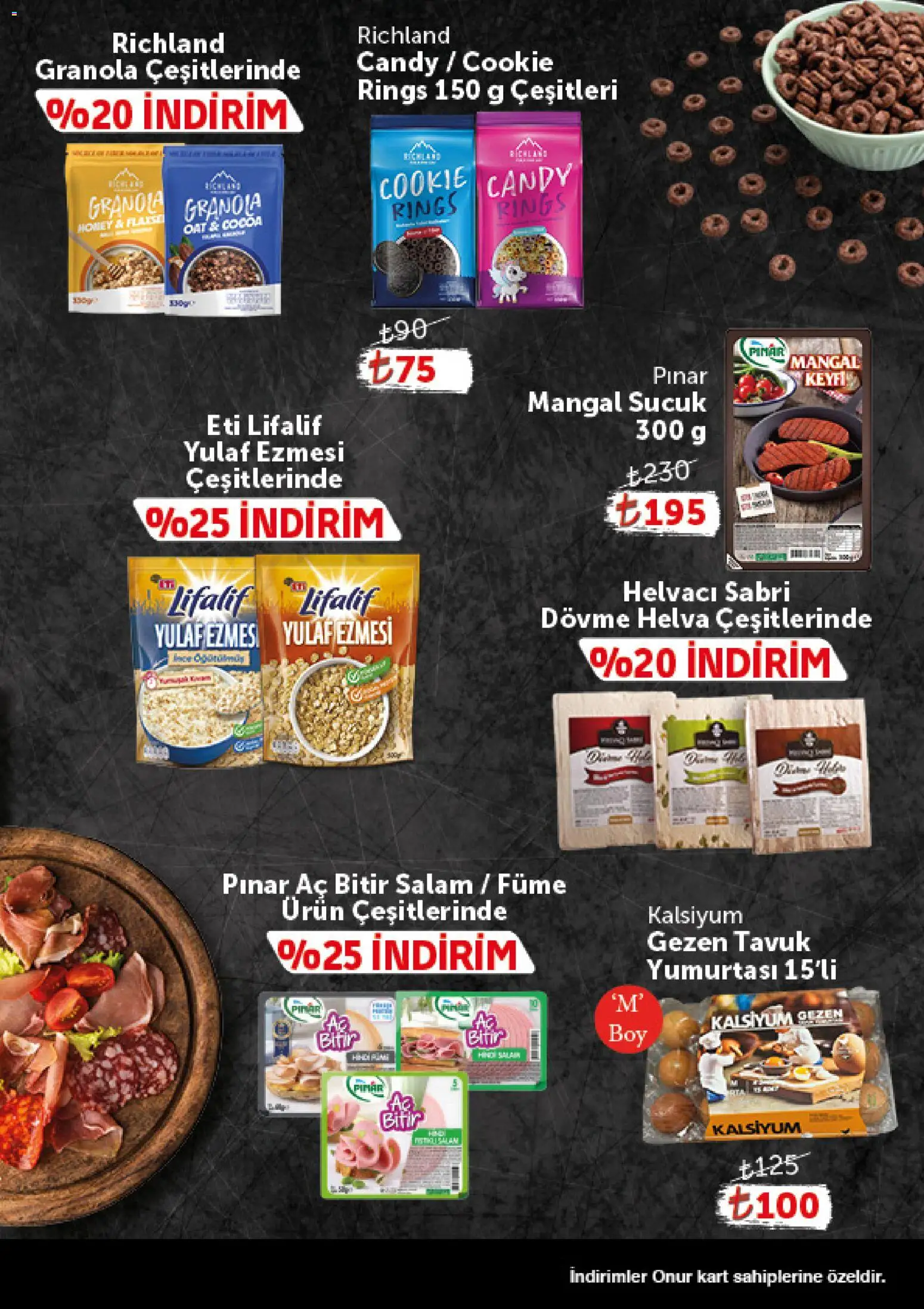 Onur Market - Katalog Gurme - 14 Temmuz 2026 tarihinden itibaren geçerlidir | Sayfa: 3 | Ürünler: Salam, Yulaf, Sucuk