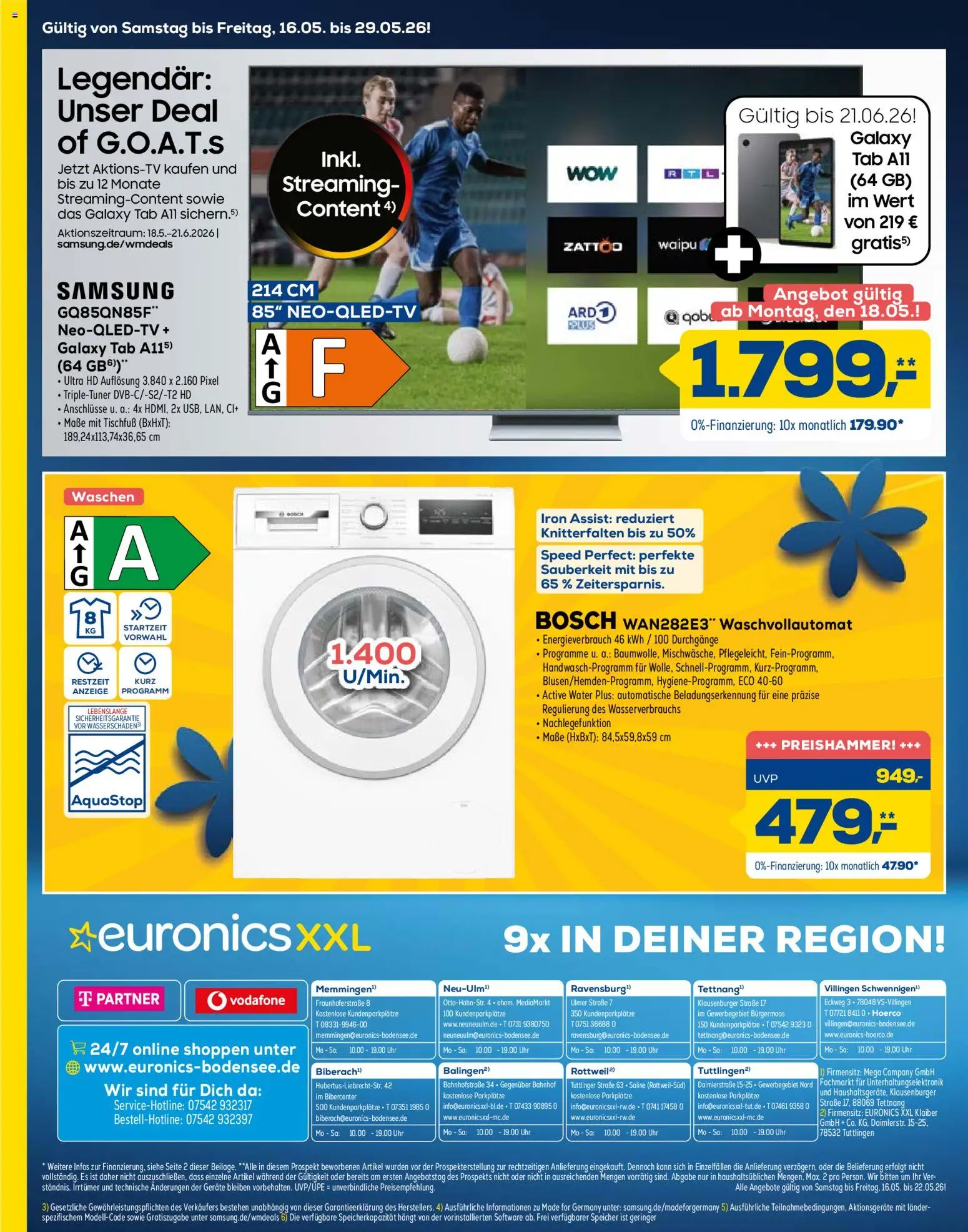 Euronics Prospekt 	 | 16.05.2026 | Wie erhält man einen begrenzten Rabatt? | Deutschland