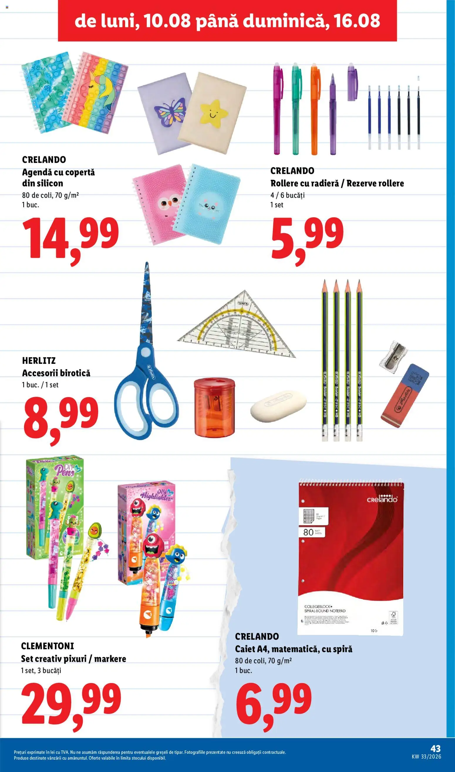 Noul catalog Lidl – valabil de la 10.08.2026 | Pagină: 43