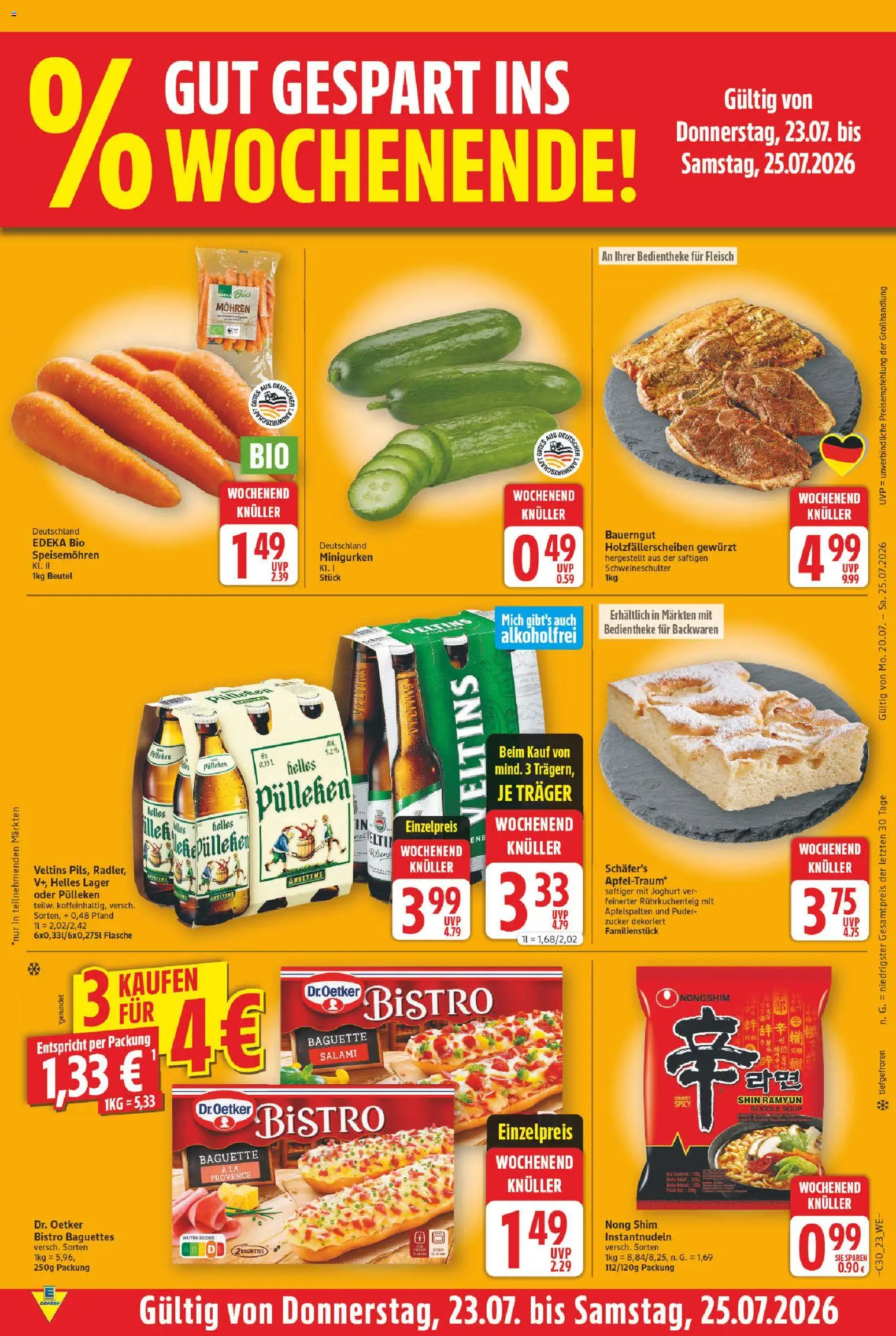 E center Prospekt – gültig ab 20.07.2026 | Seite: 29 | Produkte: Joghurt, Puder, Zucker, Bauerngut