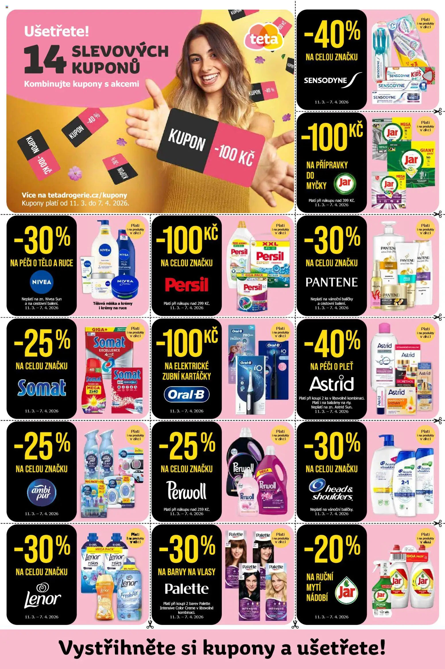 TETA Drogerie leták od 12.03.2026 | Strana: 20 | Produkty: Nivea, Nádobí, Body, Persil