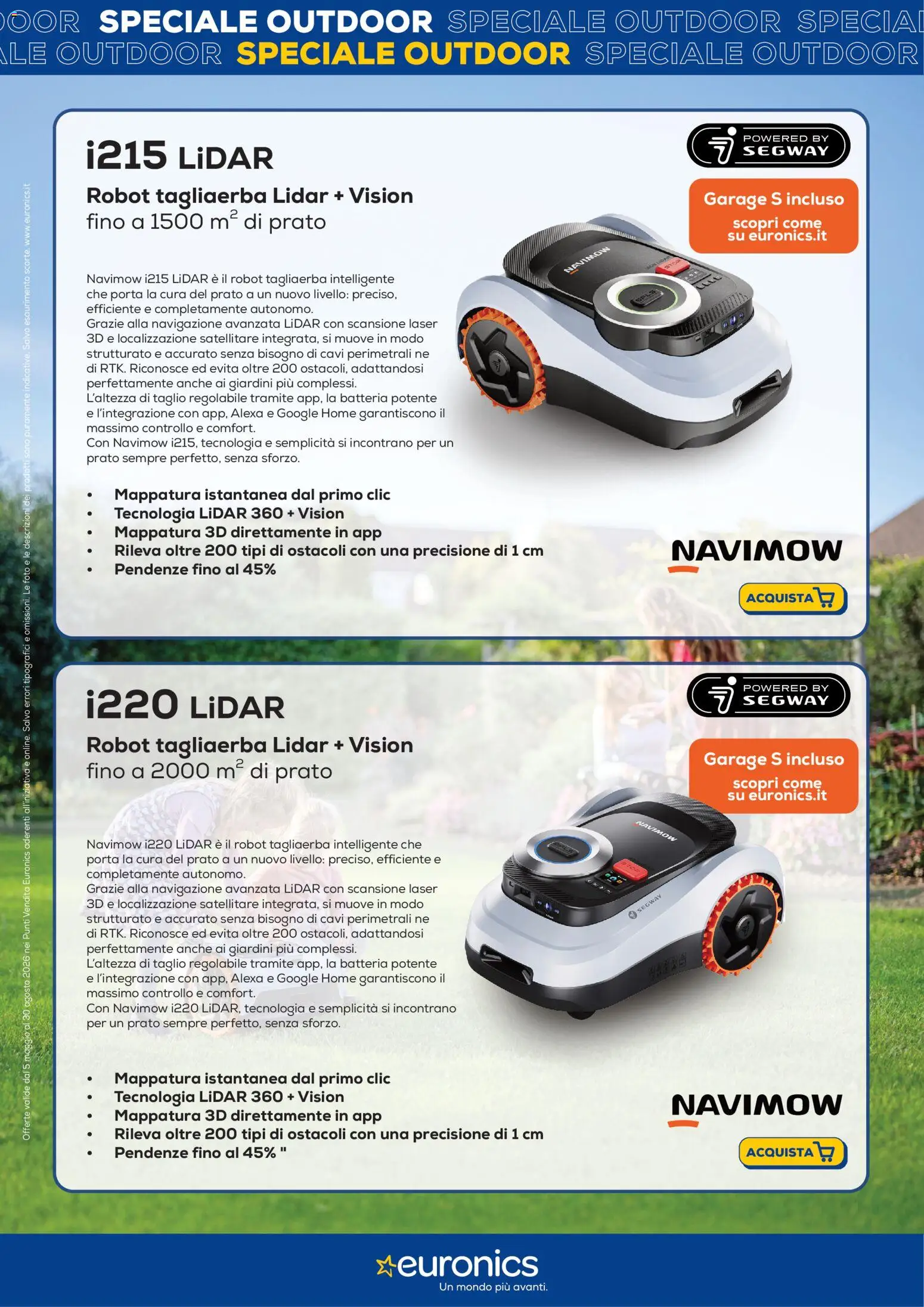 Volantino Euronics del 05/05/2026 | Pagina: 7 | Prodotti: Satellitare, Robot, Navigazione, Batteria