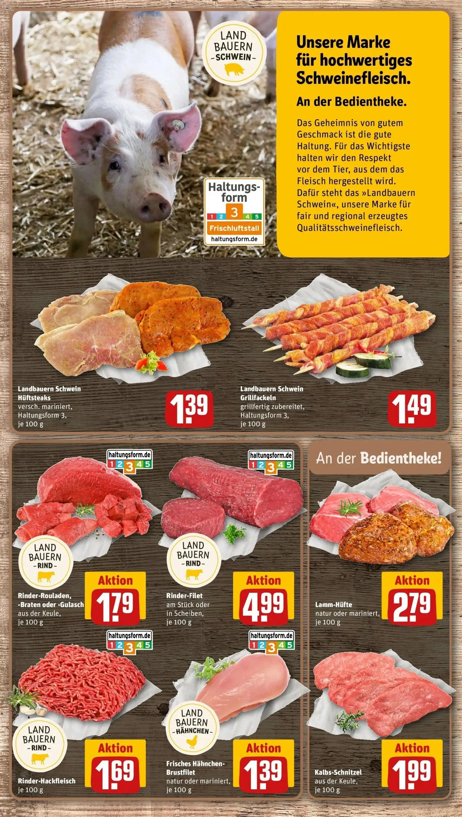 Rewe Prospekt Dietenheim – gültig ab 08.06.2026 | Seite: 8 | Produkte: Hahnchen, Rinderfilet, Schnitzel, Fleisch