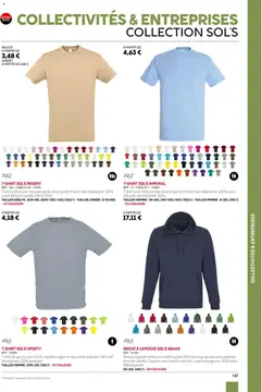 Sport 2000 - Prévisualisation de Sport 2000 Brochure 2026/2027 valide à partir de 01/01/2026 | Page: 147 | Produits: Coton, Sweat à capuche