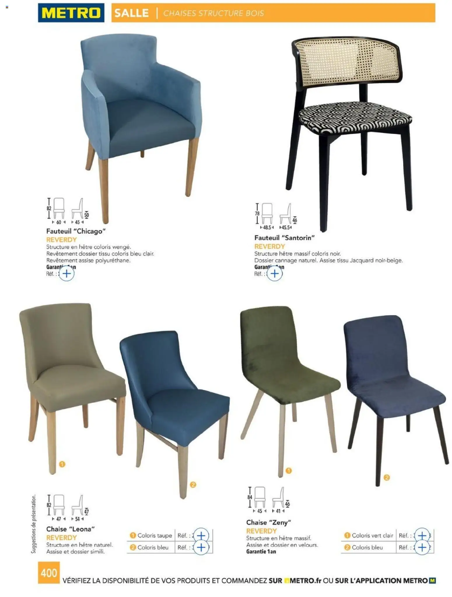 {H1} | Page: 400 | Produits: Chaises, Fauteuil, Chaise