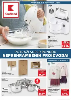 Kaufland HR akciós újság - amely érvényes a következő dátumtól: 2026.08.26.