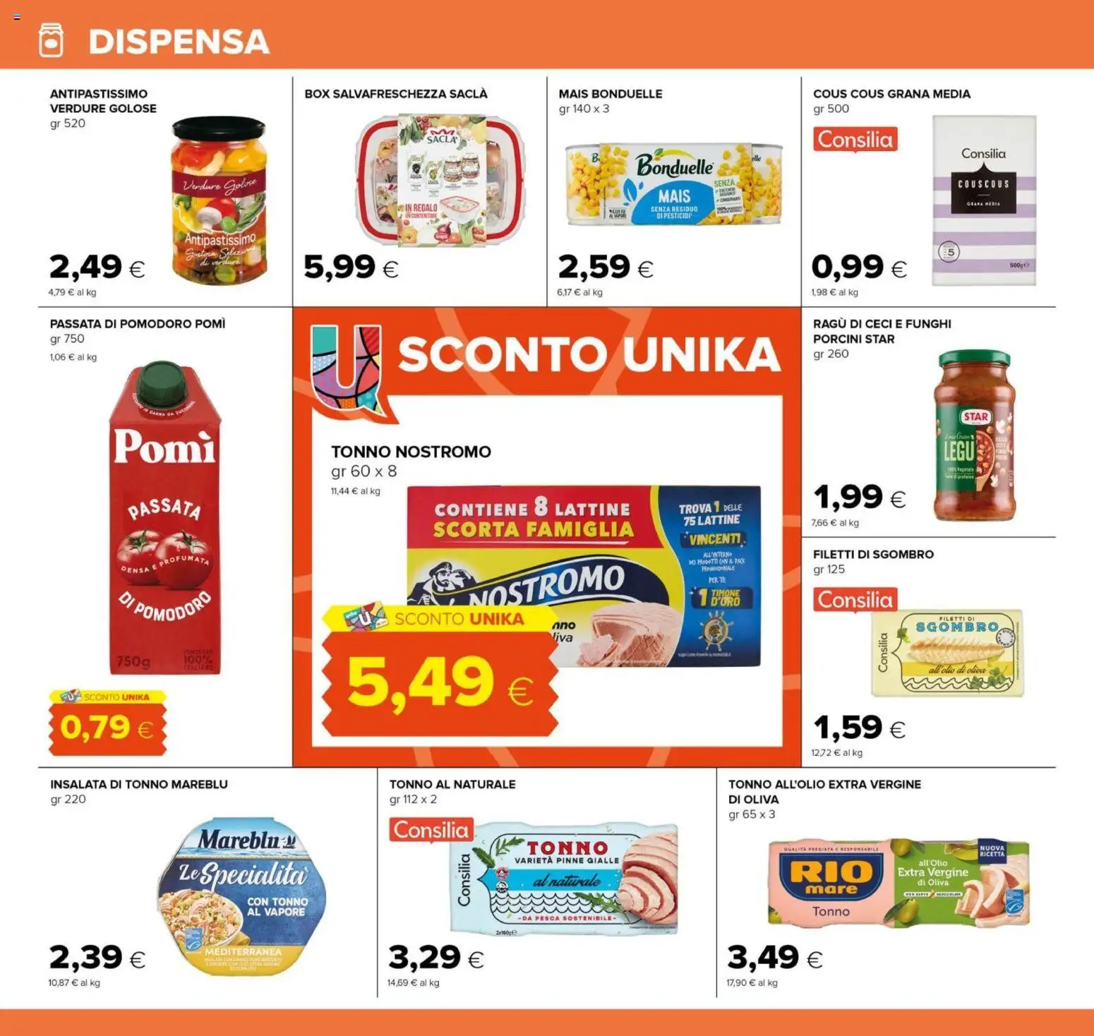 Volantino Tigre del 18.06.2026 | Pagina: 16 | Prodotti: Tè, Verdure, Ragú, Mais